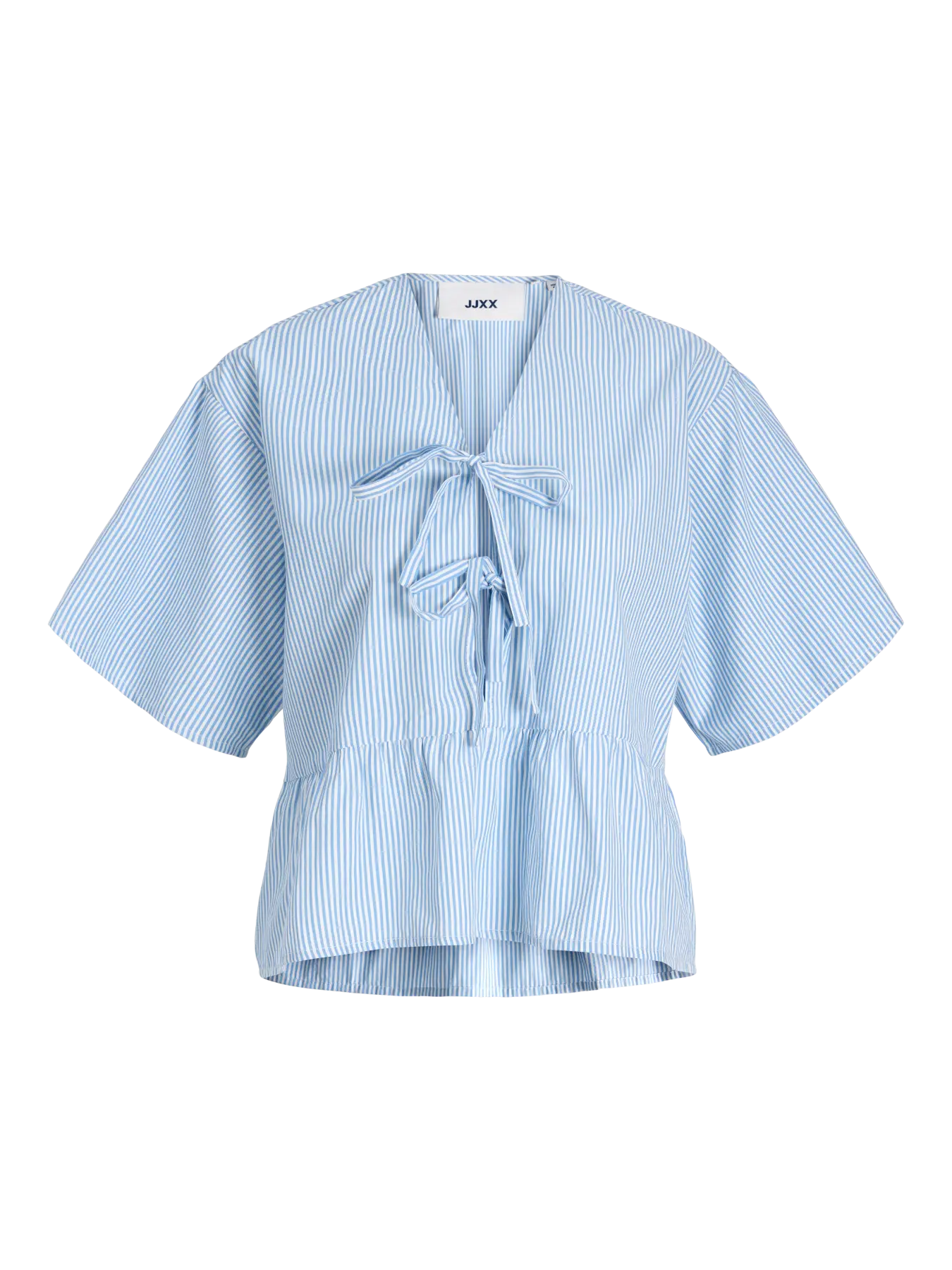 JXCARO POPLIN BLOUSE - BLISSFULL BLUE/ WHITE