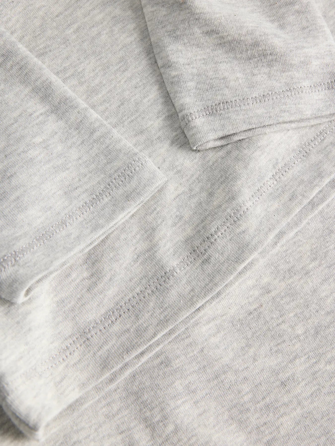 JXSTAR NECK TOP - LIGHT GREY MELANGE