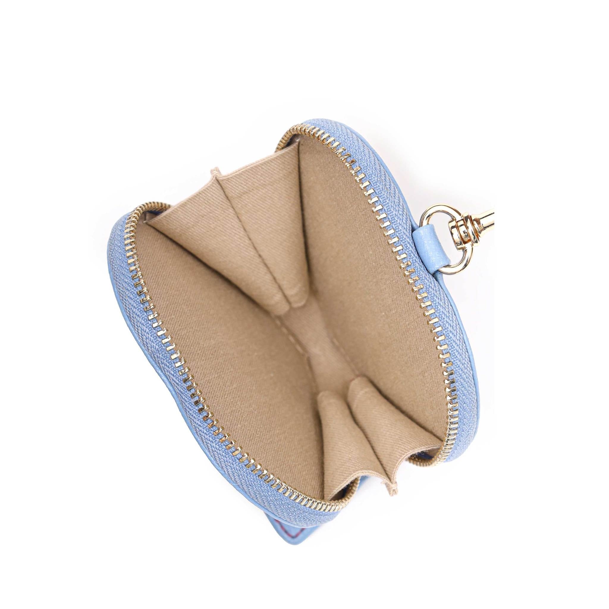 Porte-monnaie en forme de cœur Florence Sea Rouge Stitch