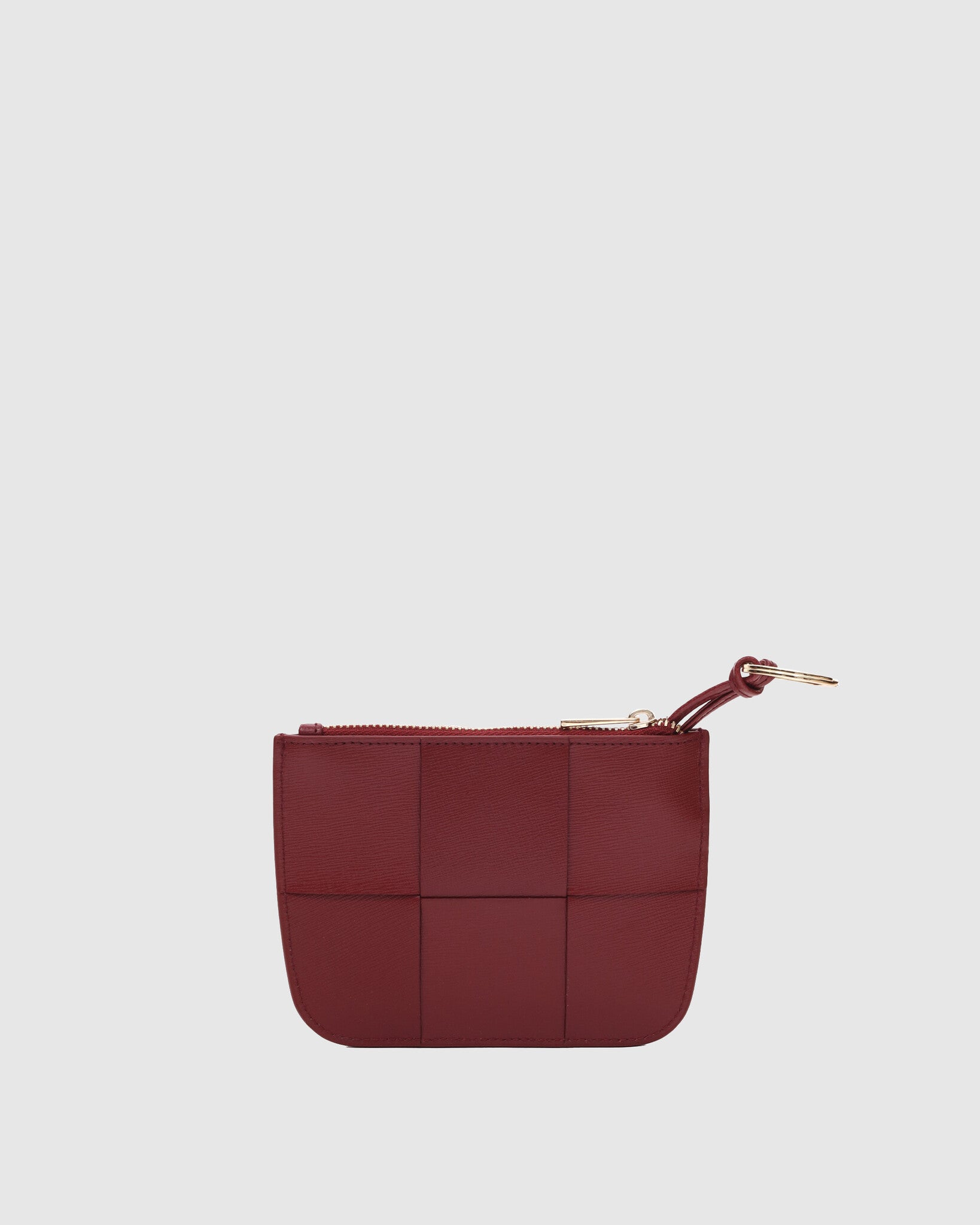 Jessie braided florende  wallet - Maroon