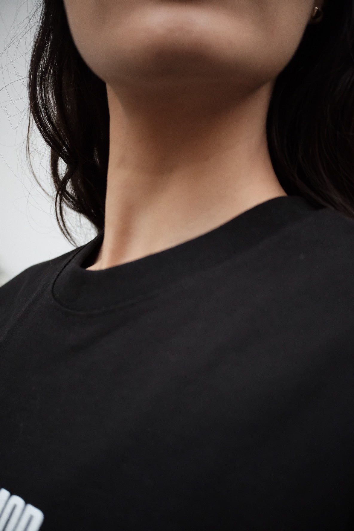 Miamor unisex T-shirt zwart - logo op de voorkant