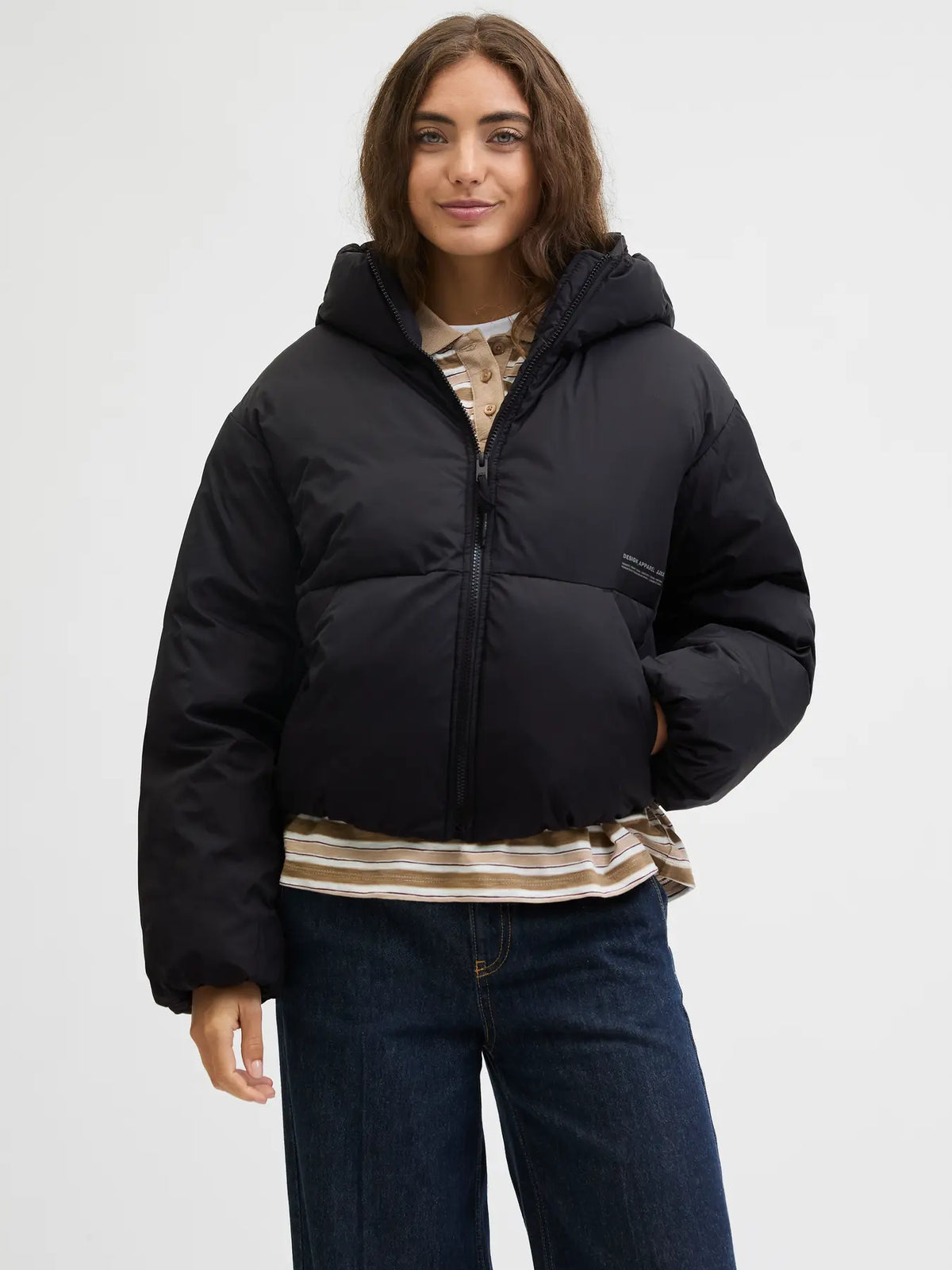 JXLOLLY PUFFER JACKET - BLACK