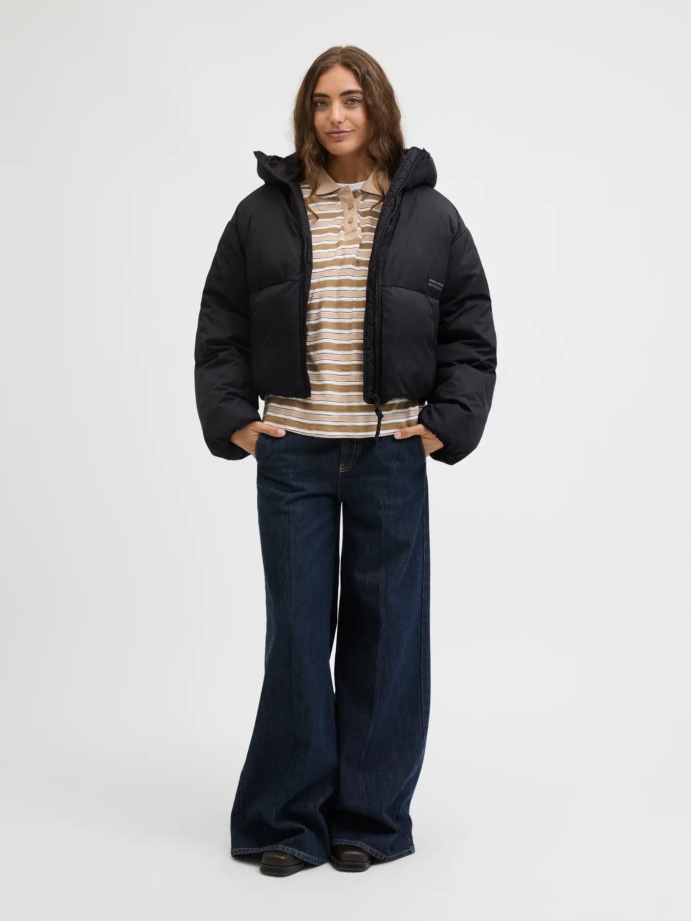 JXLOLLY PUFFER JACKET - BLACK