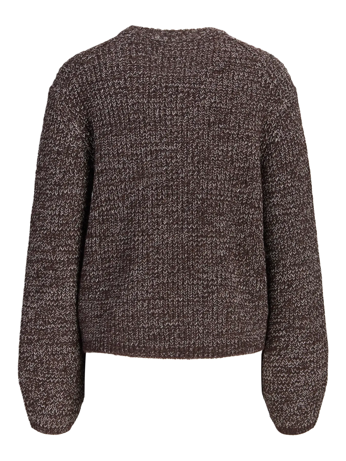 JXGLORIA GLOBAL CREW NECK KNIT - DEMITASSE