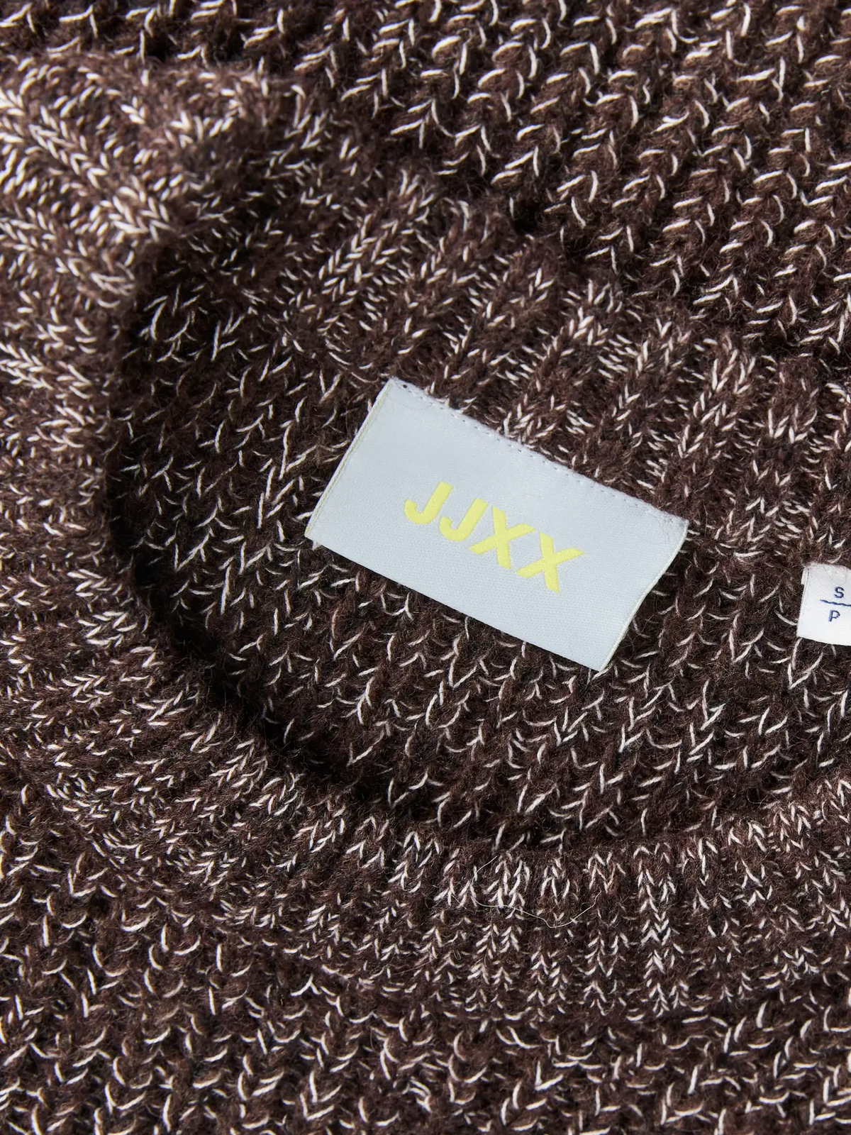 JXGLORIA GLOBAL CREW NECK KNIT - DEMITASSE