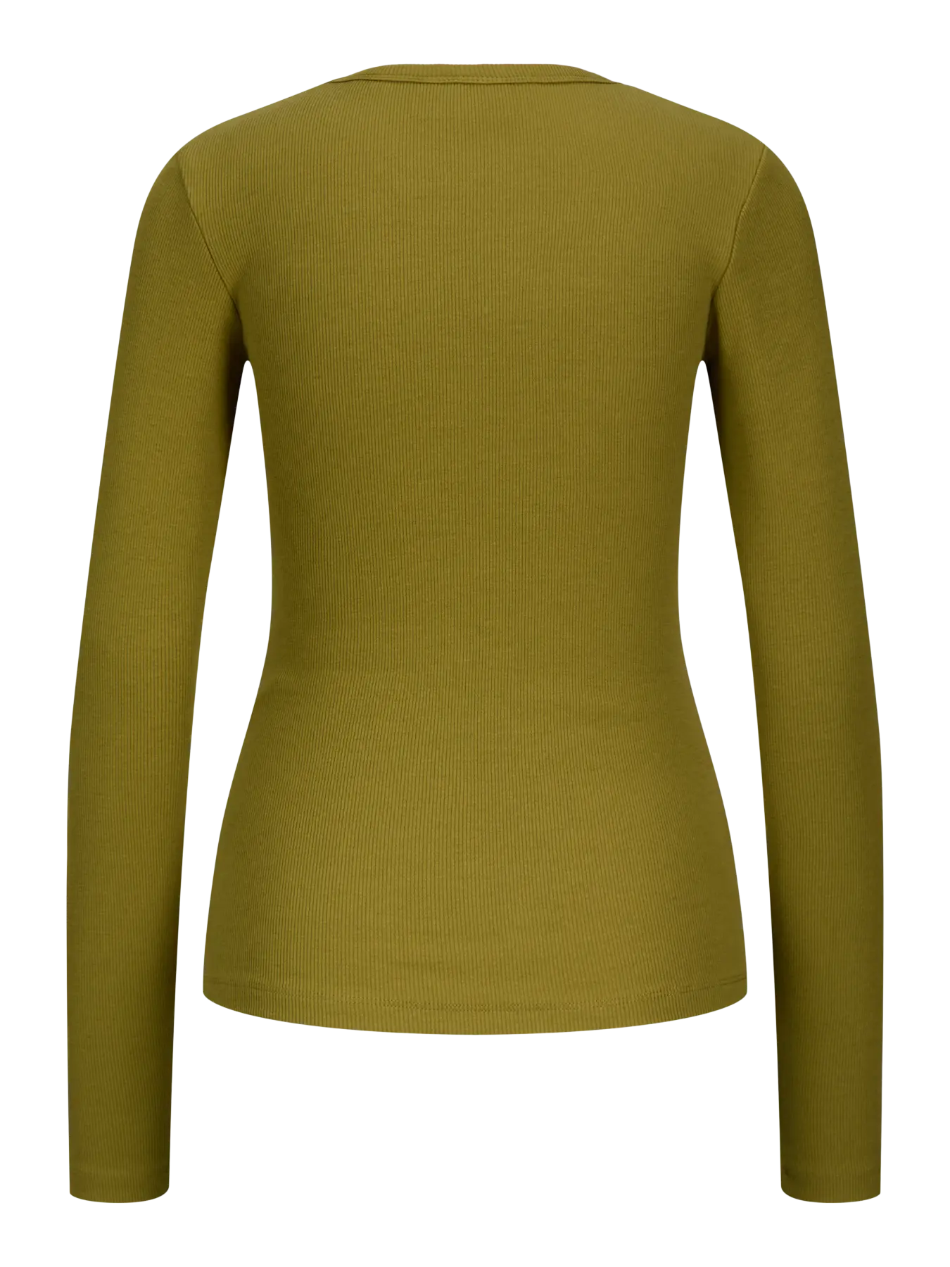 JXFREYA LS RIB TEE - GREEN MOSS