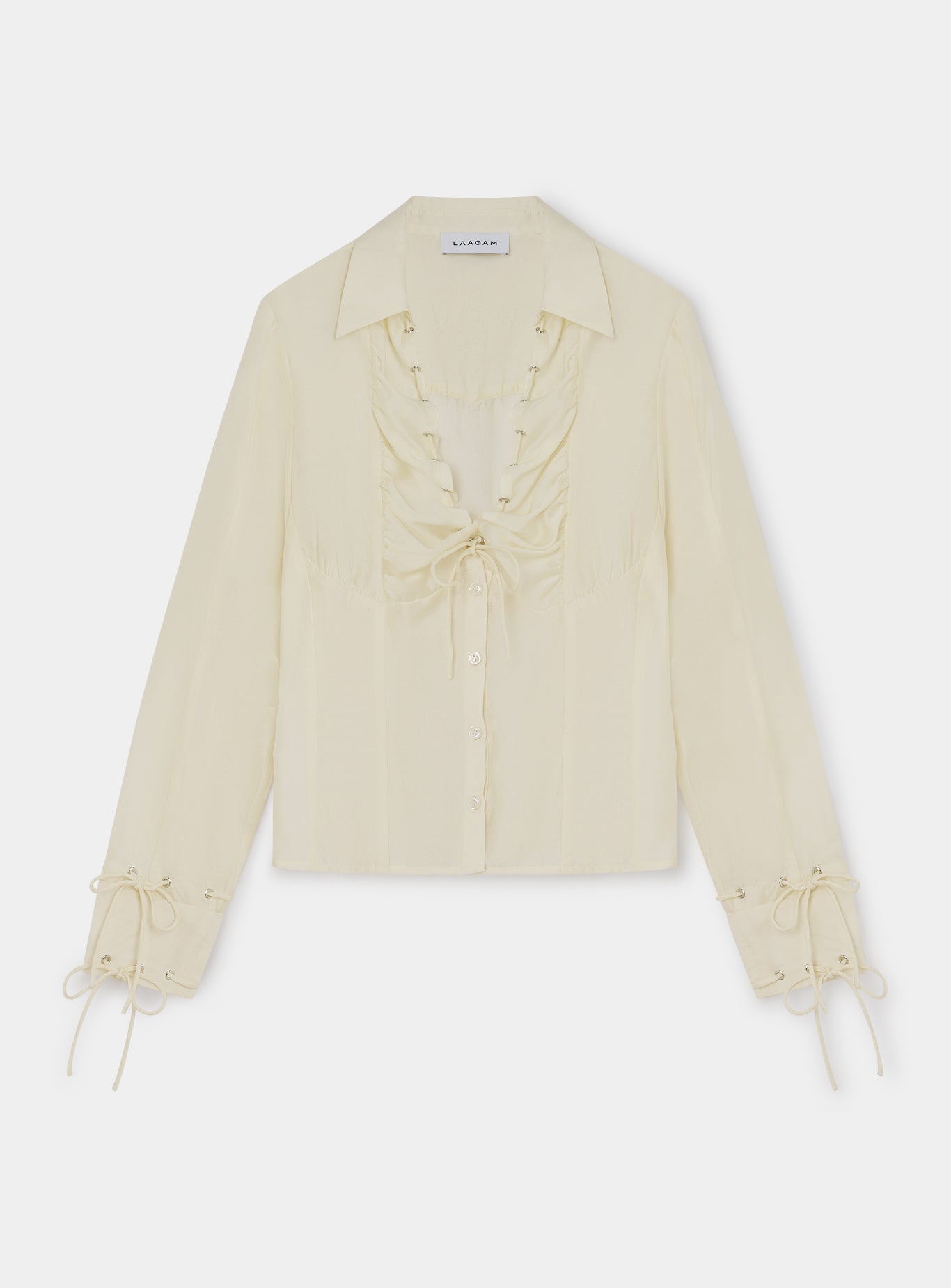 Arwen rushed blouse - Ecru