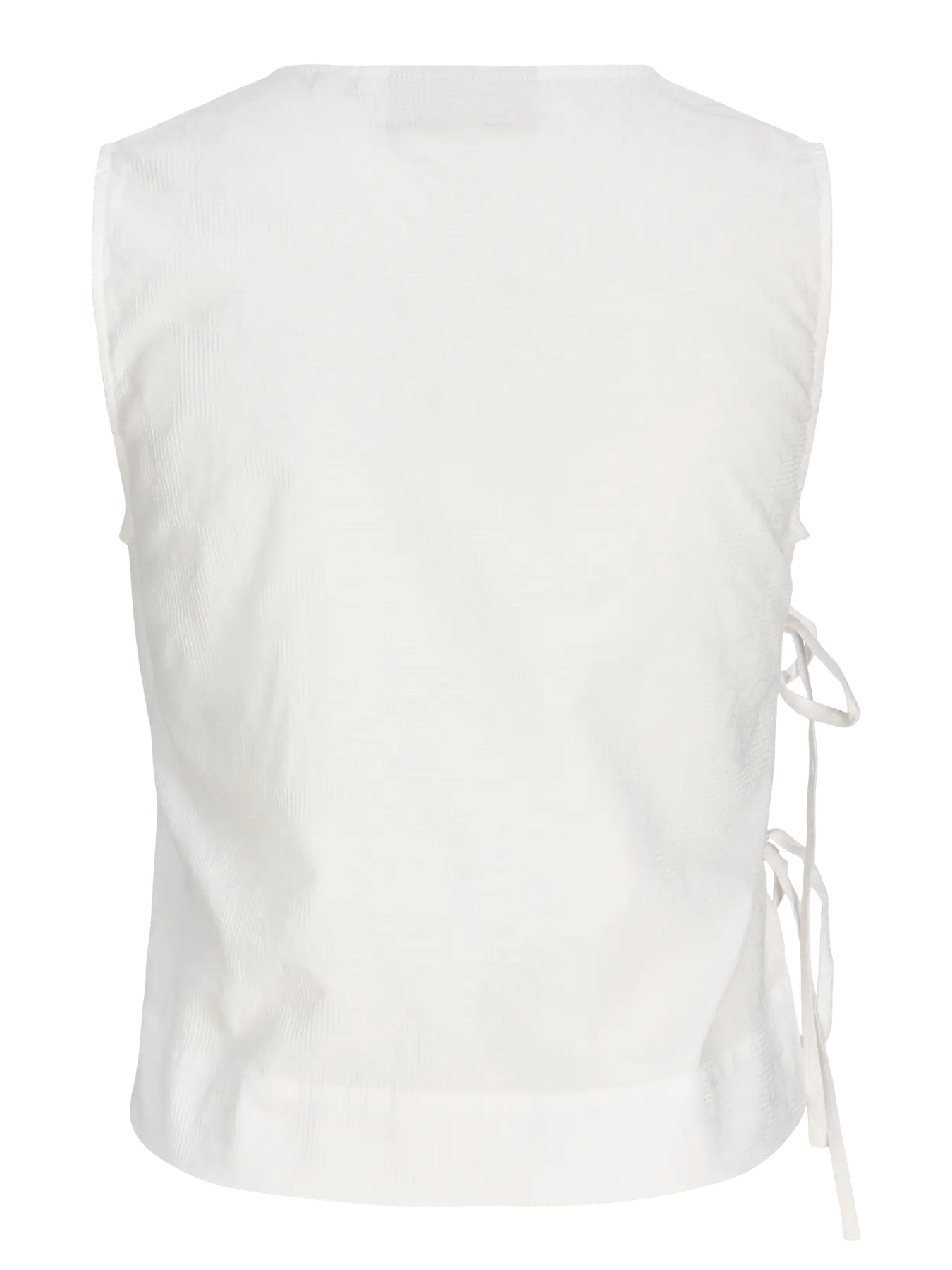 JXALIA STRUCTURED WRAP TOP - BLANC DE BLANC