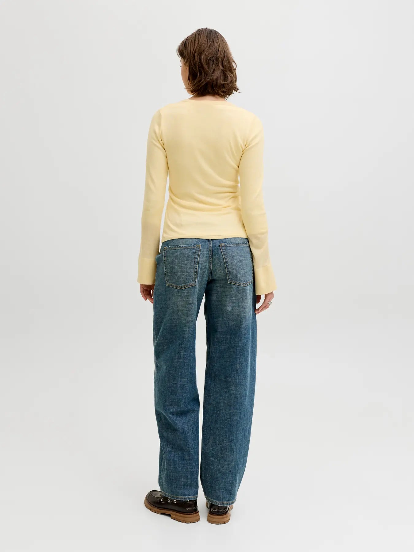 JXALBERTE CREW NECK KNIT - SUNLIGHT