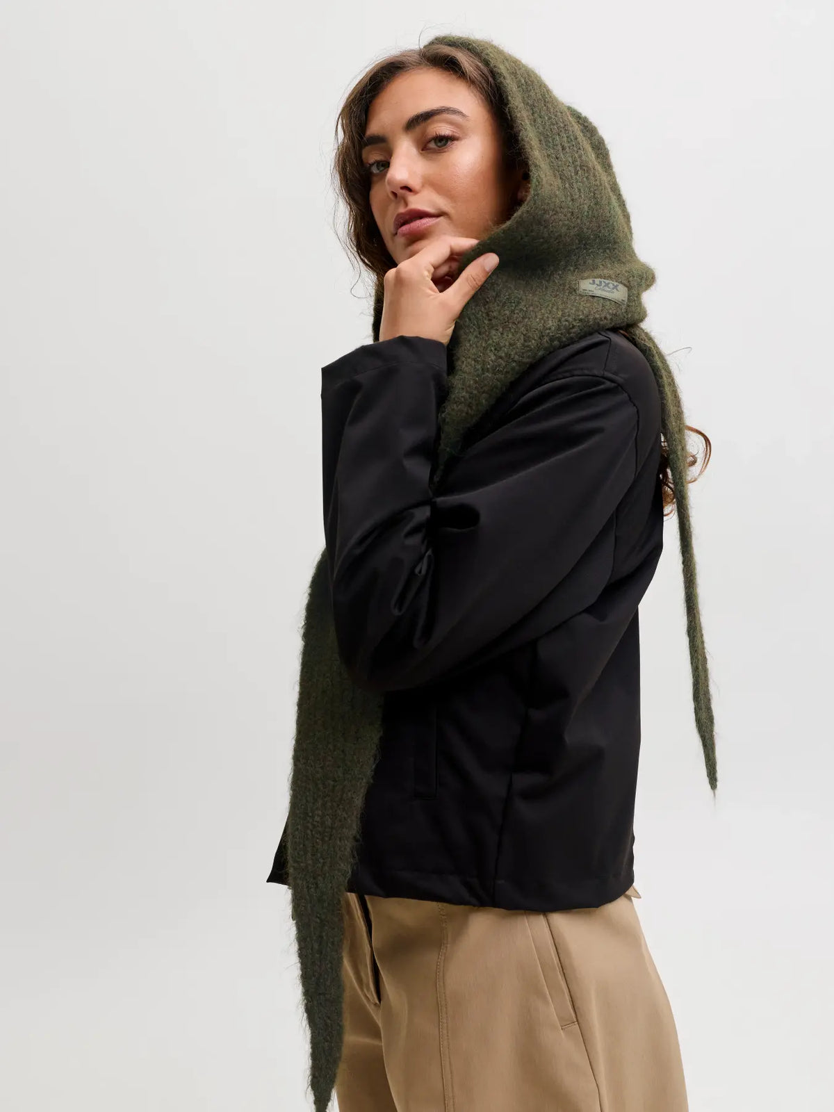 JXKATHERINE KNITTED COUCOU HAT ACC LN - BEECH KHAKI