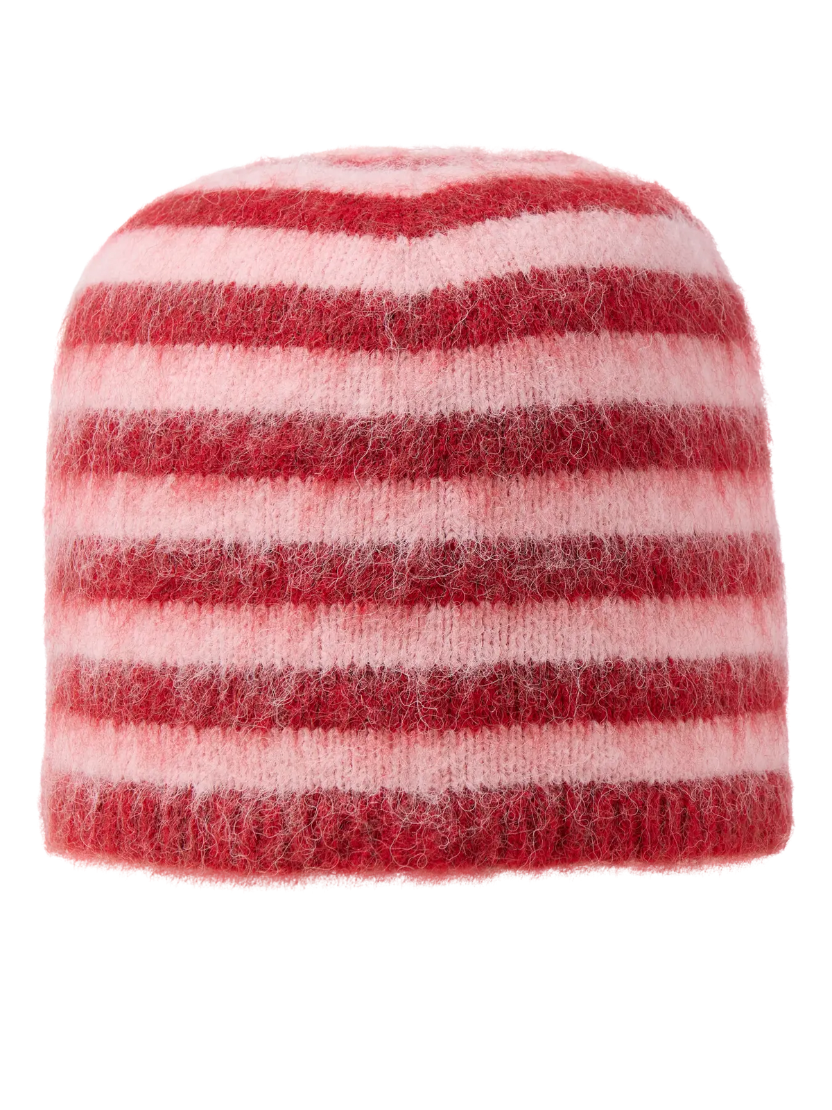 JXVILMA STRIPED BEANIE ACC - PINK NECTAR RED
