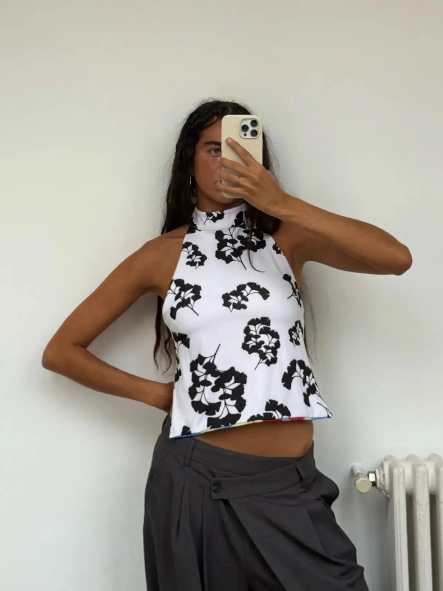 Camelia reversible top - Multicolor