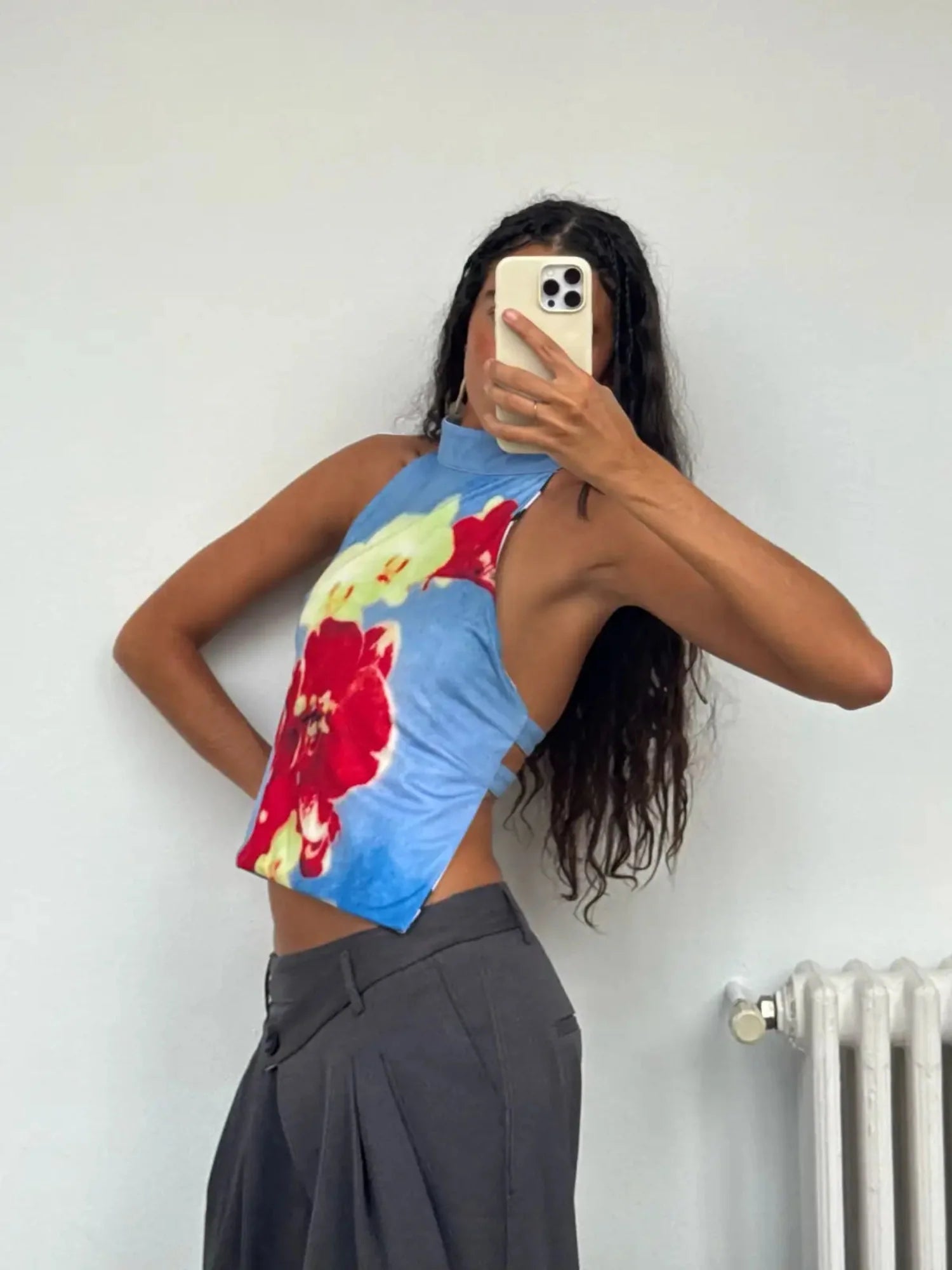 Camelia reversible top - Multicolor