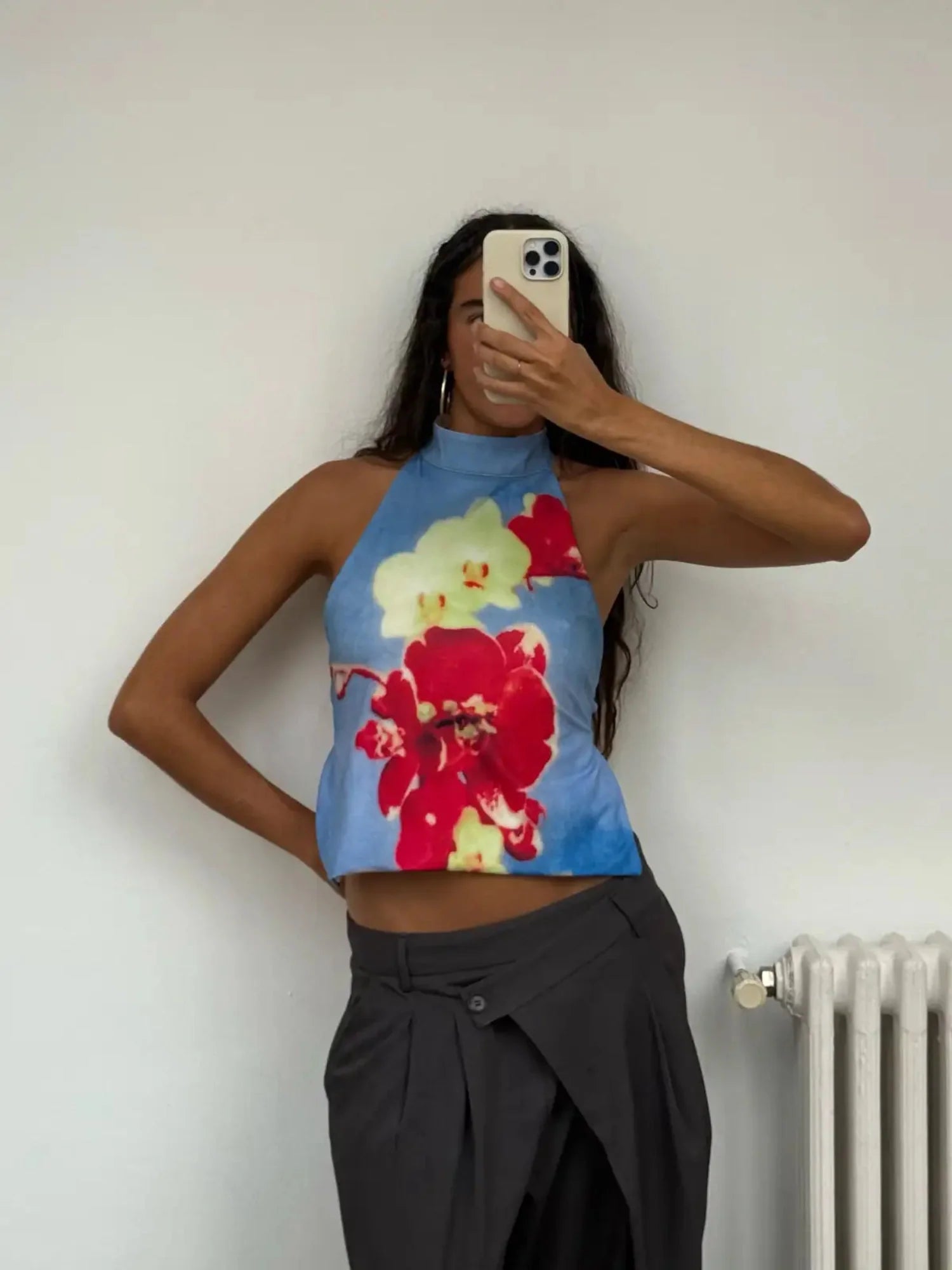 Camelia reversible top - Multicolor
