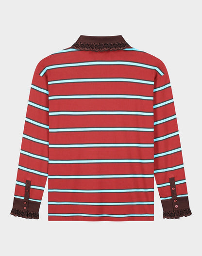 Cira Polo Longsleeve Lace Cuf