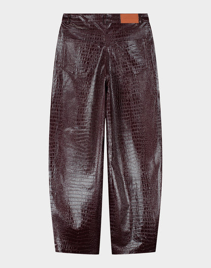 Draco Balloon Pants - Burgundy