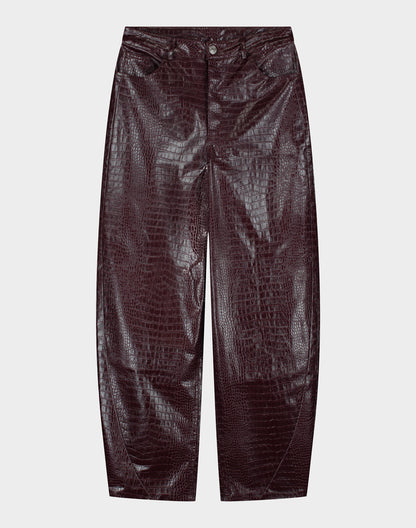 Draco Balloon Pants - Burgundy