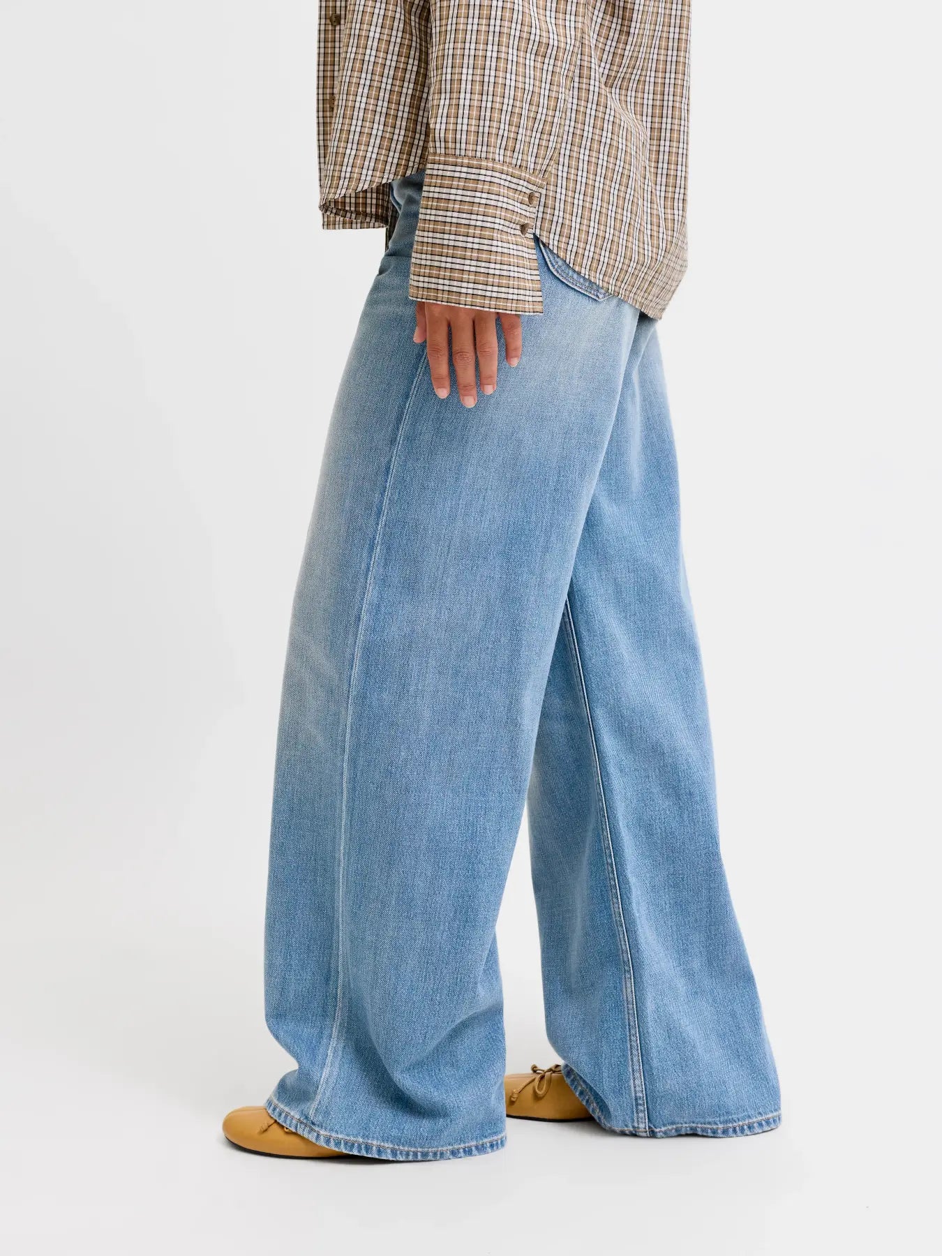 JXOSLO ARCHIVE WIDE MW R421 - BLUE DENIM