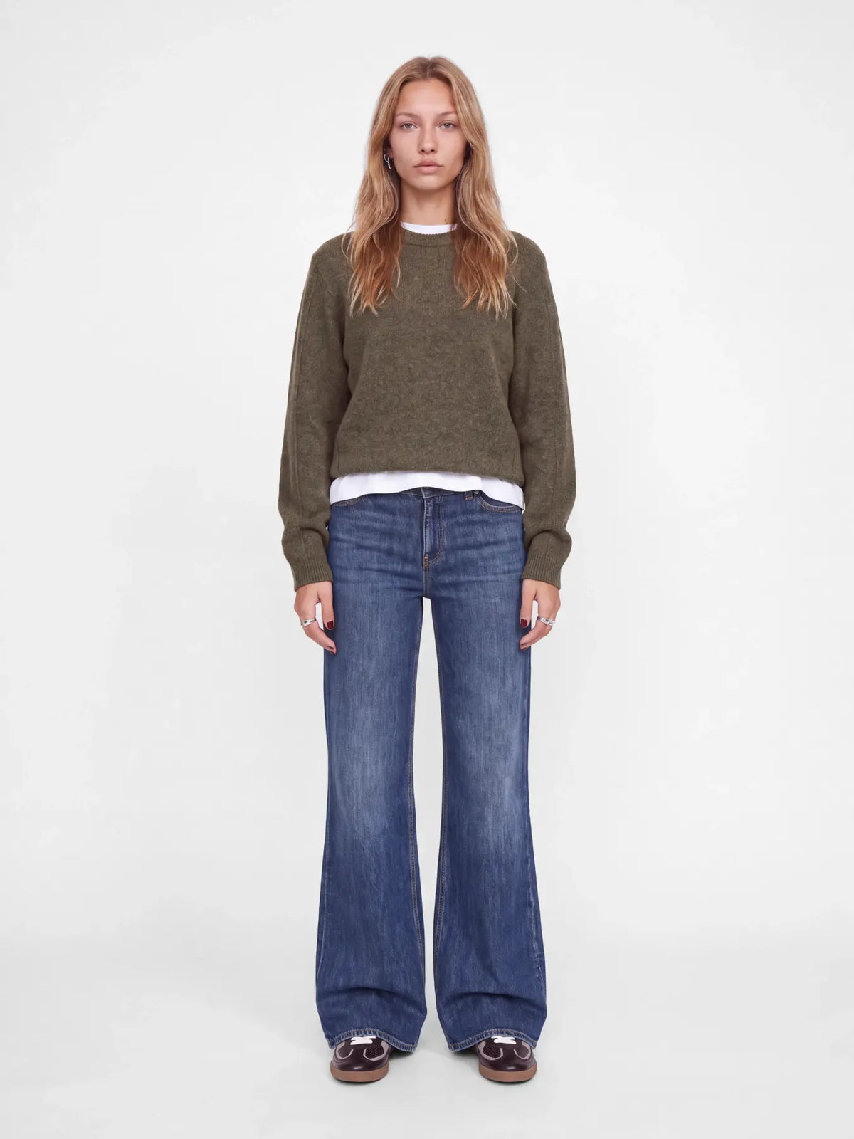 JXVALERIA CREW NECK KNIT - FALCON