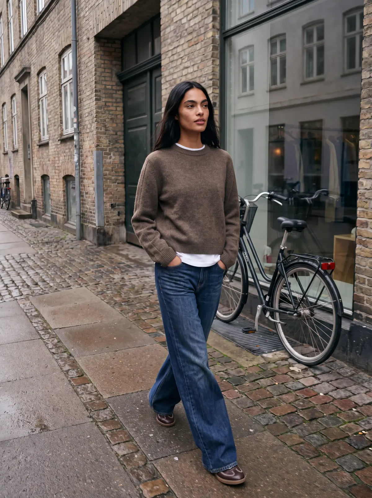 JXVALERIA CREW NECK KNIT - FALCON