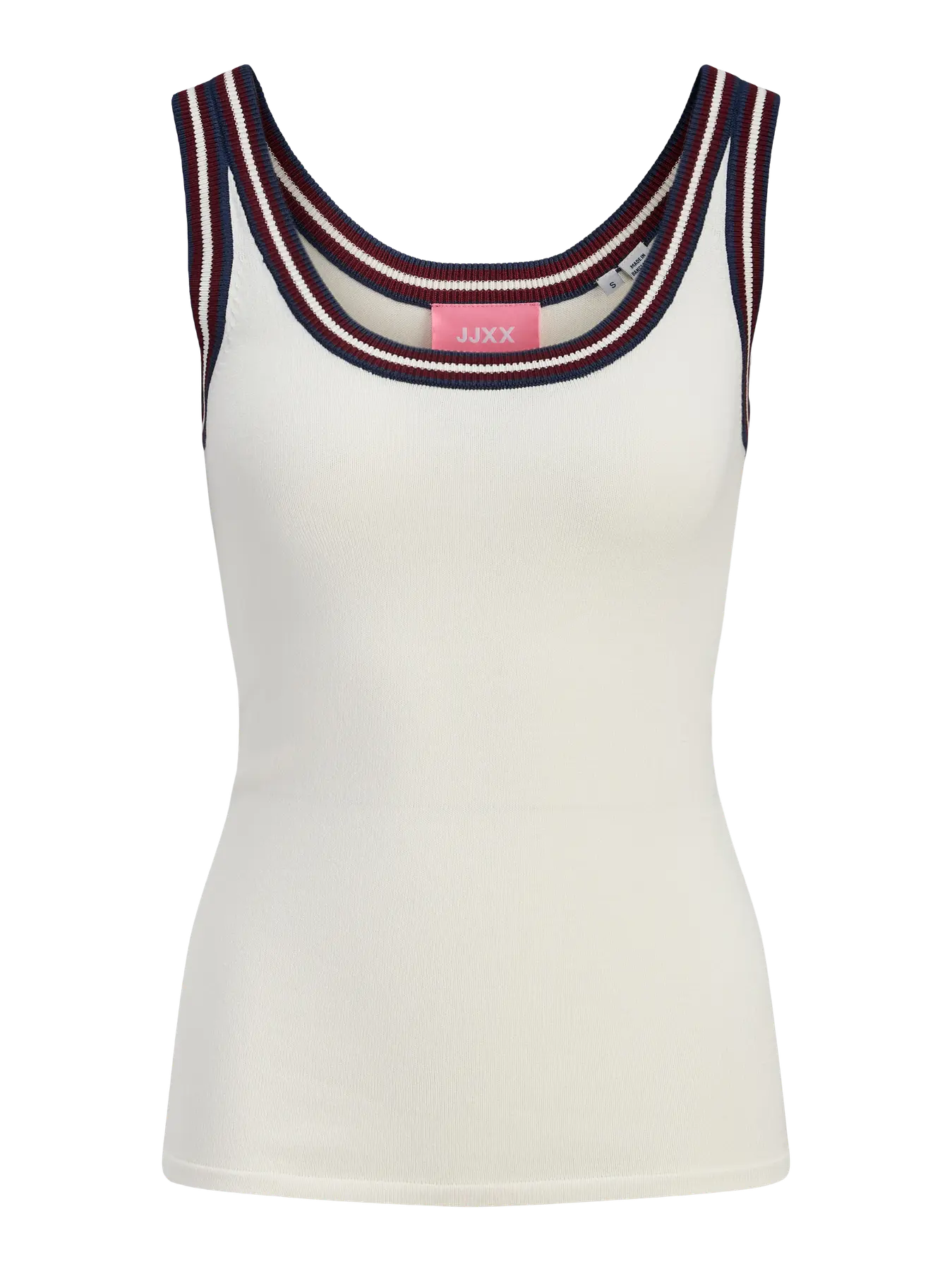 JXMINA COMFY TOP KNIT - CABERNET/ VANILLA ICE