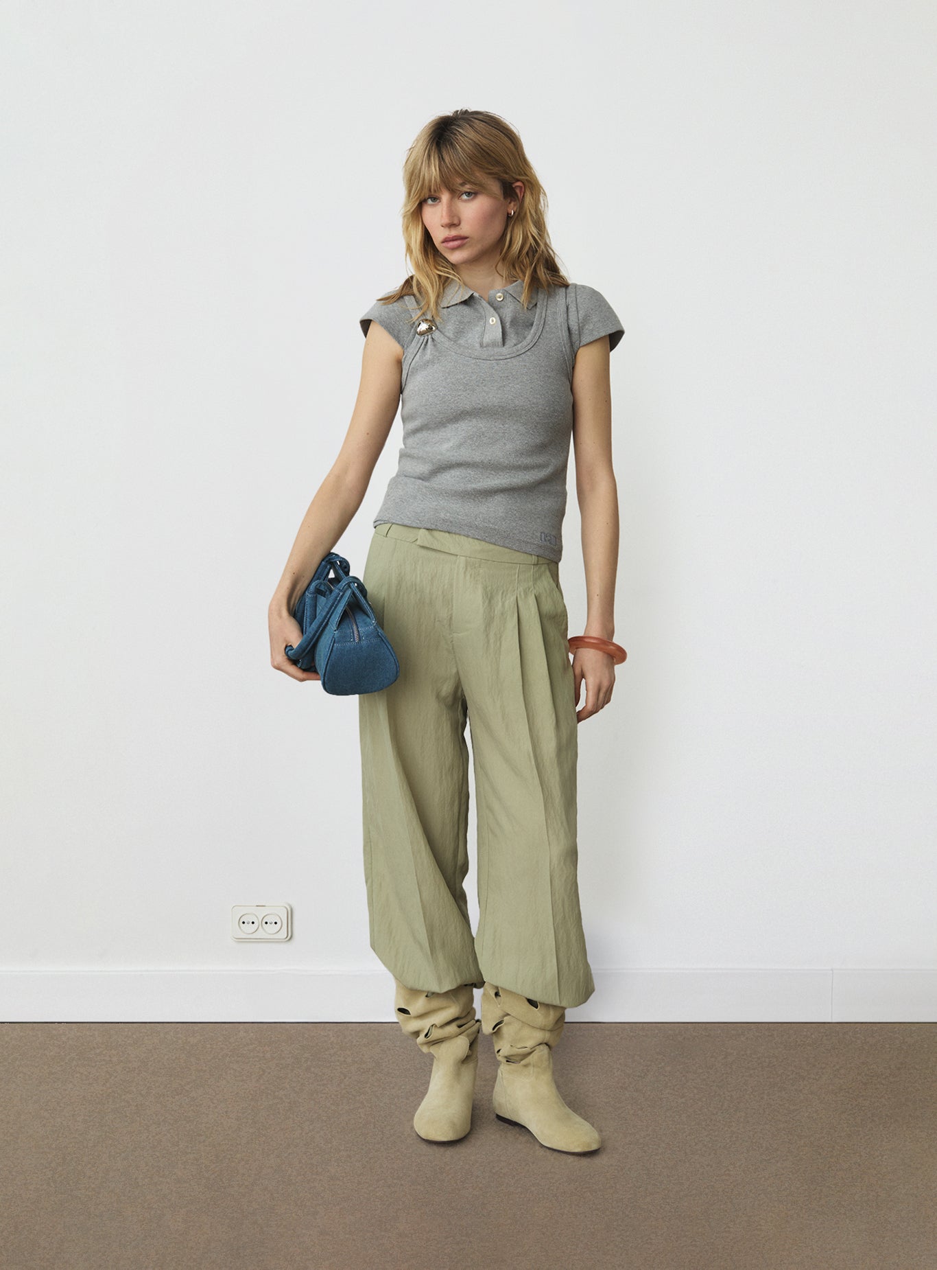 Eden top - Grey