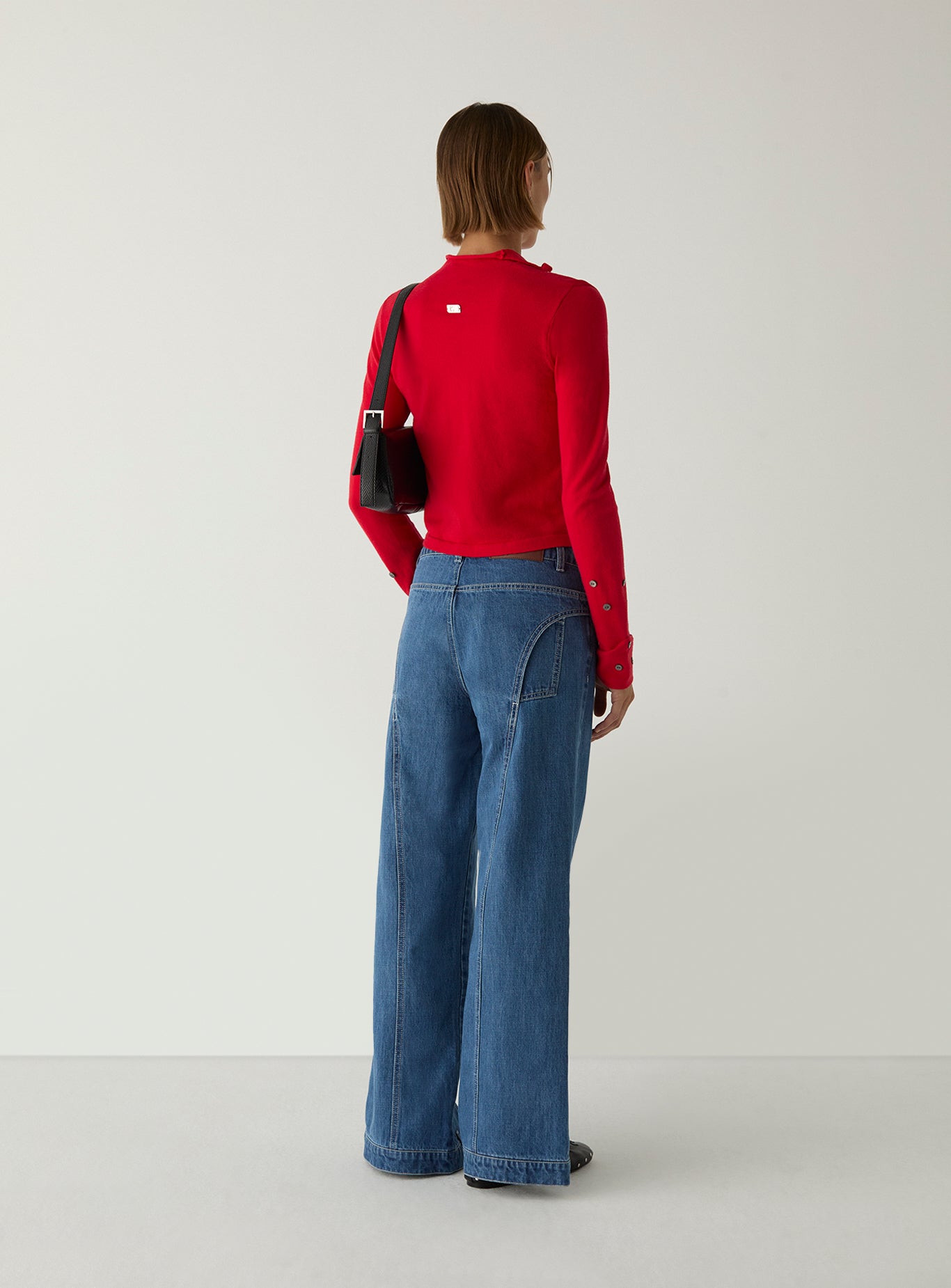 Fia buttoned cardigan - Red