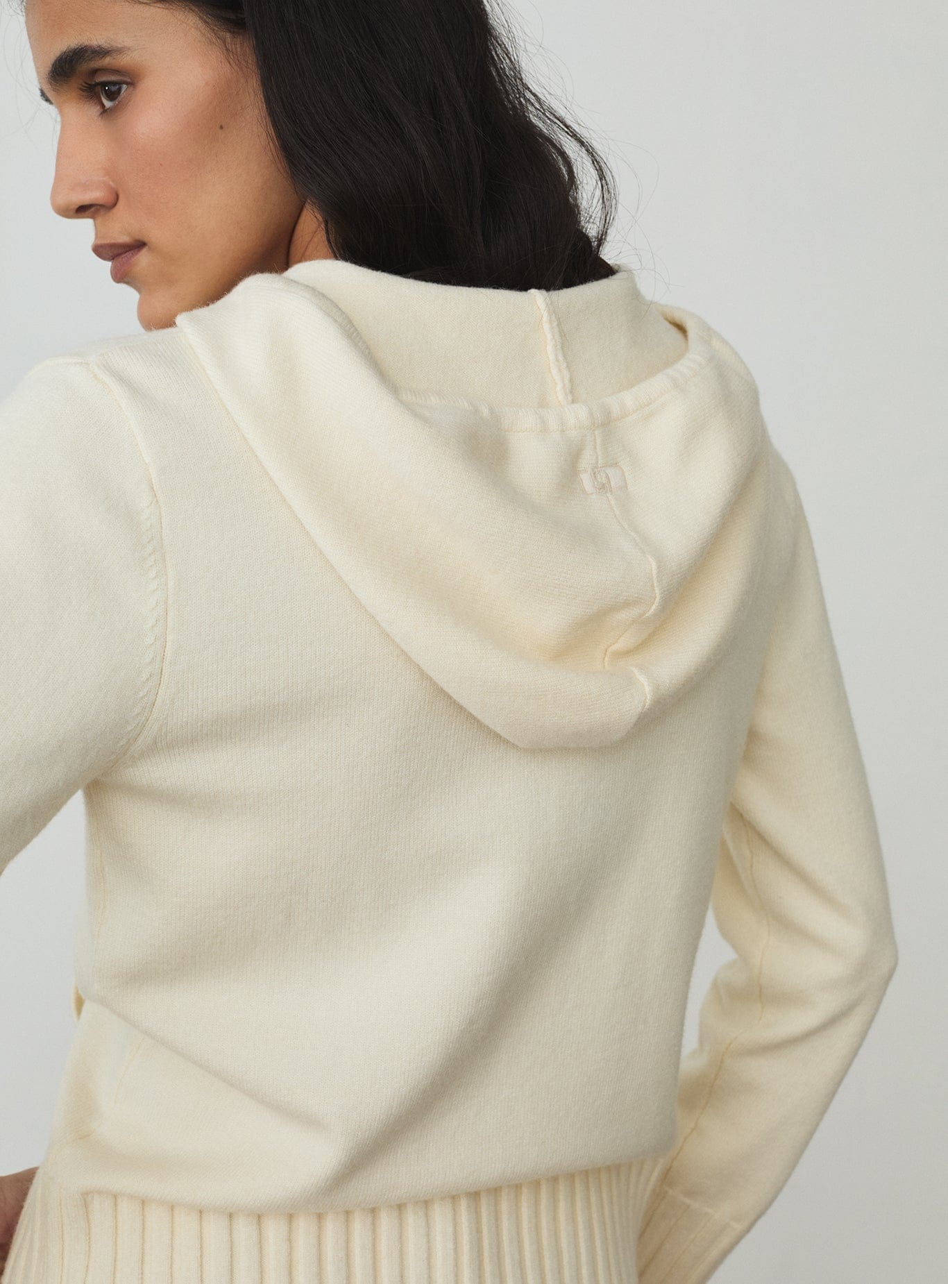 Florana zipper knitted sweatshirt