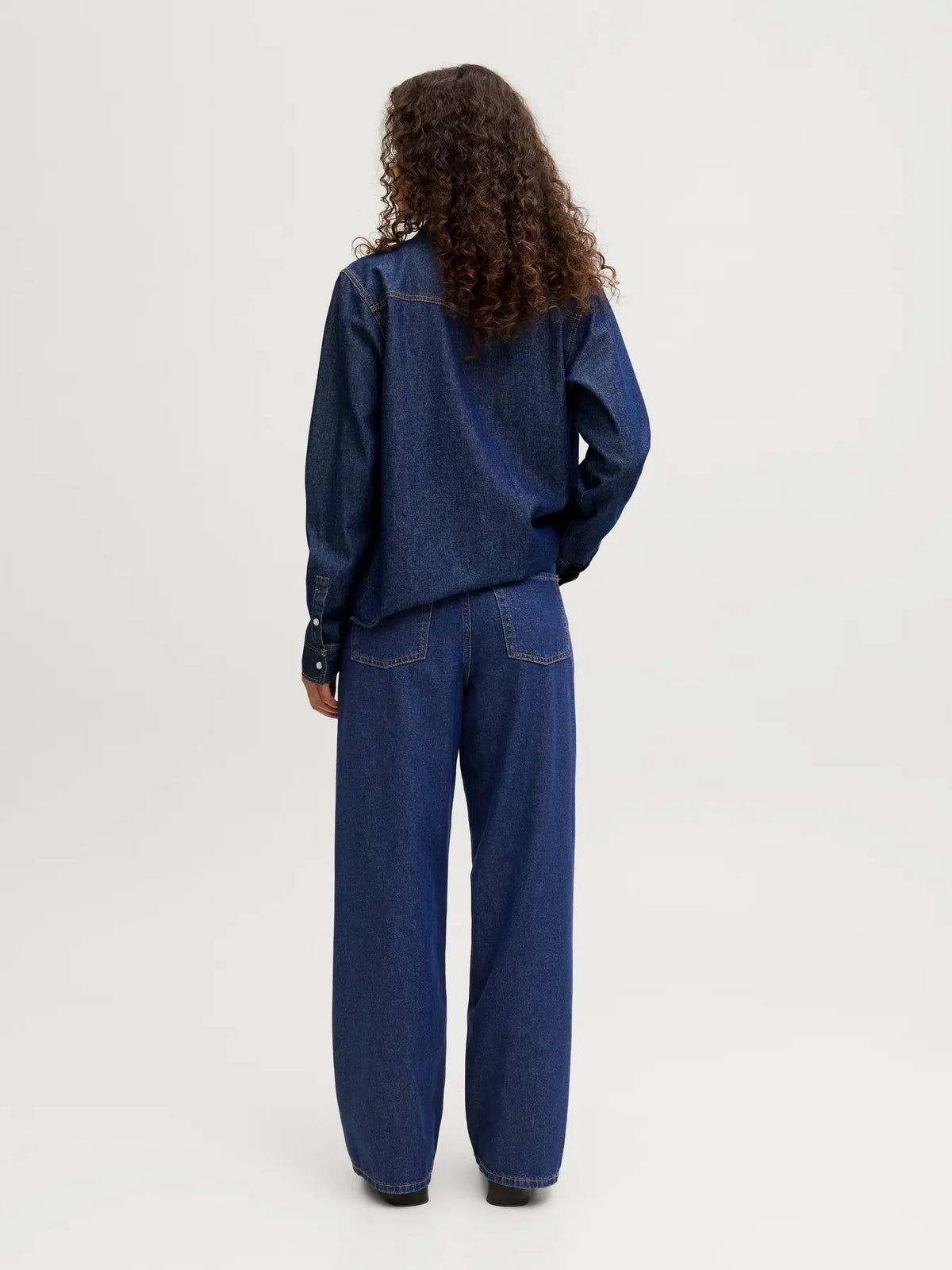JXTOKYO WIDE HW DENIM MR6001 - DARK BLUE