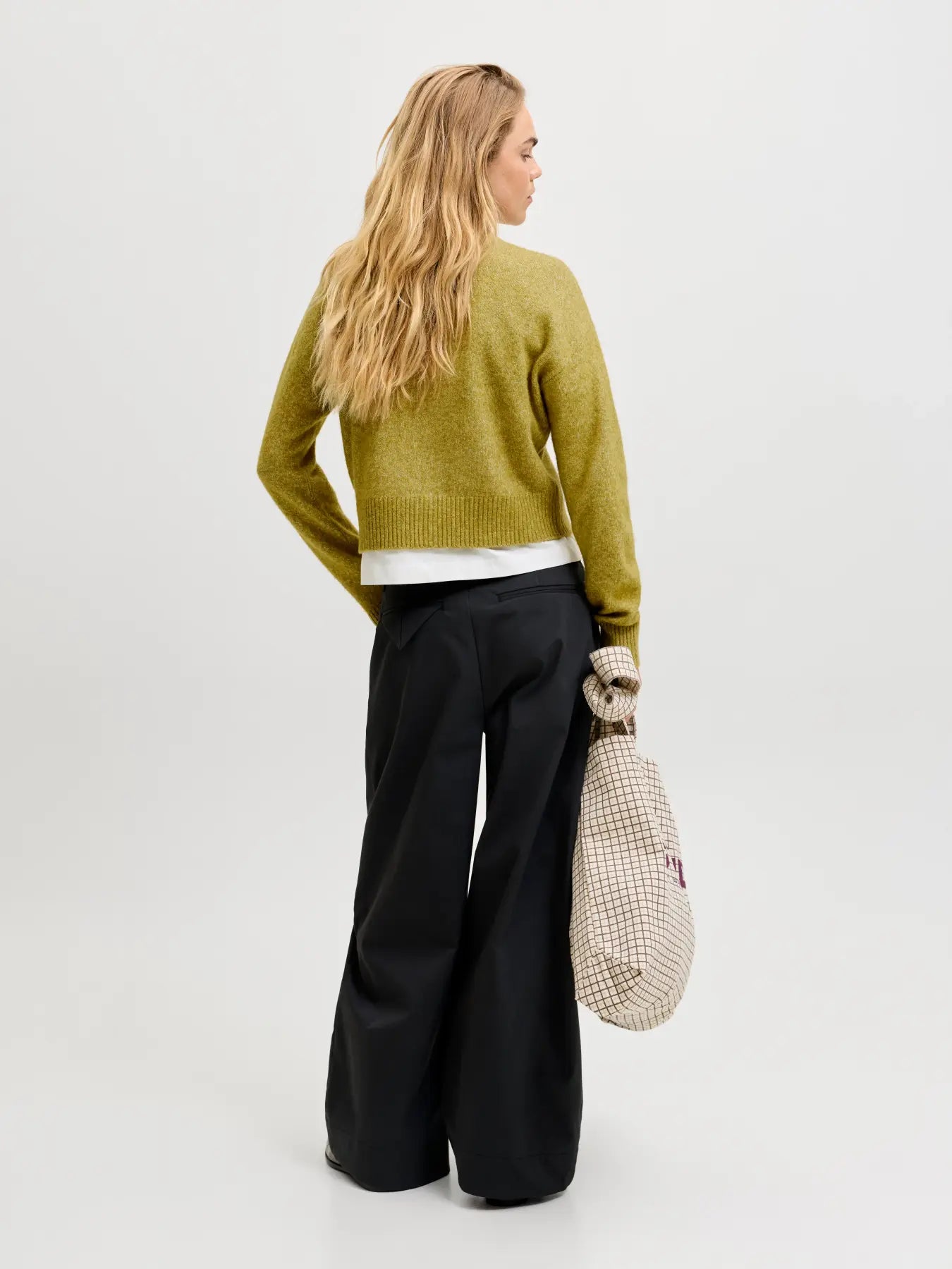 JXNATALIE CARDIGAN KNIT - GREEN MOSS