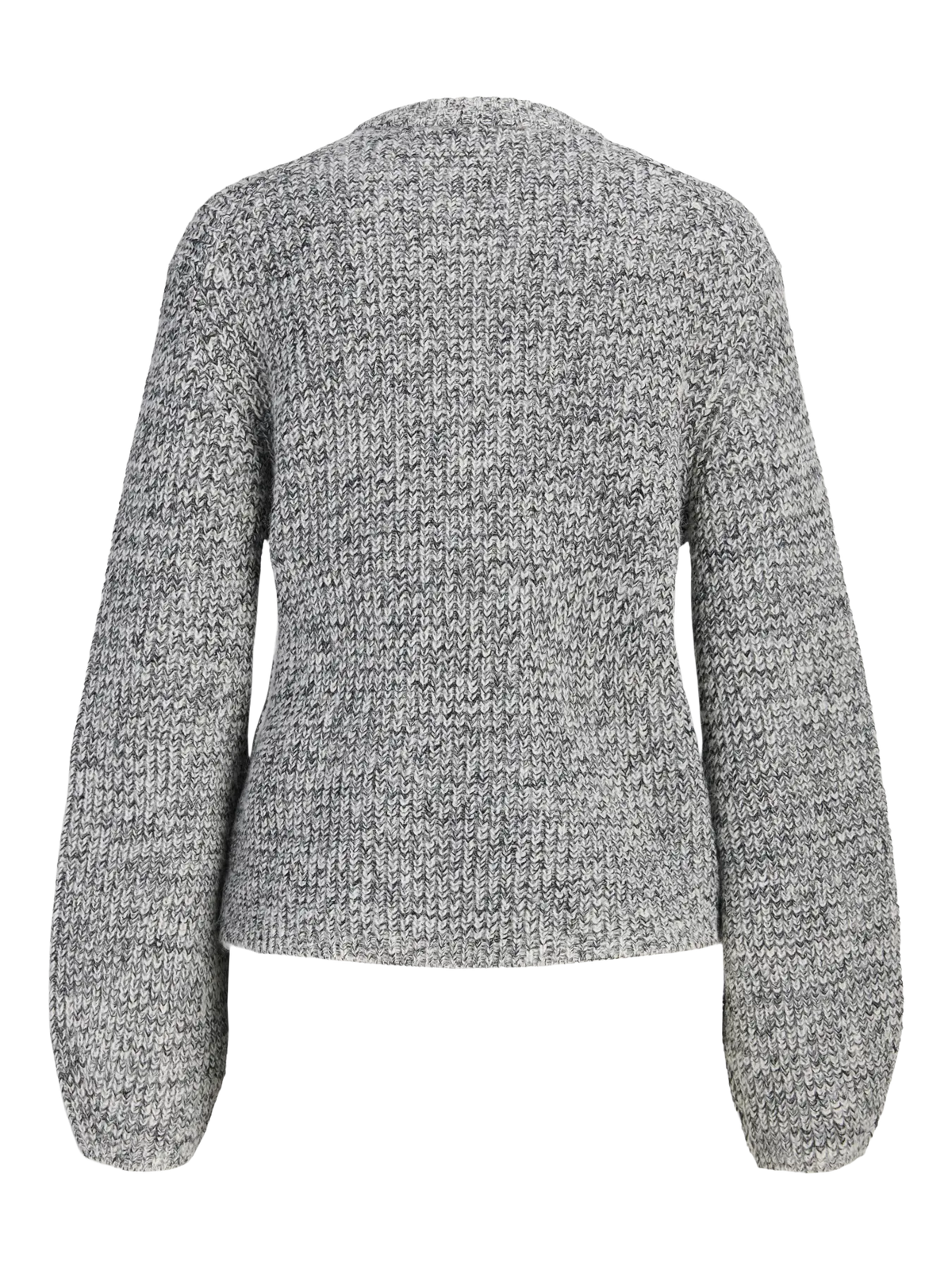 JXGLORIA GLOBAL CREW NECK KNIT - GREY