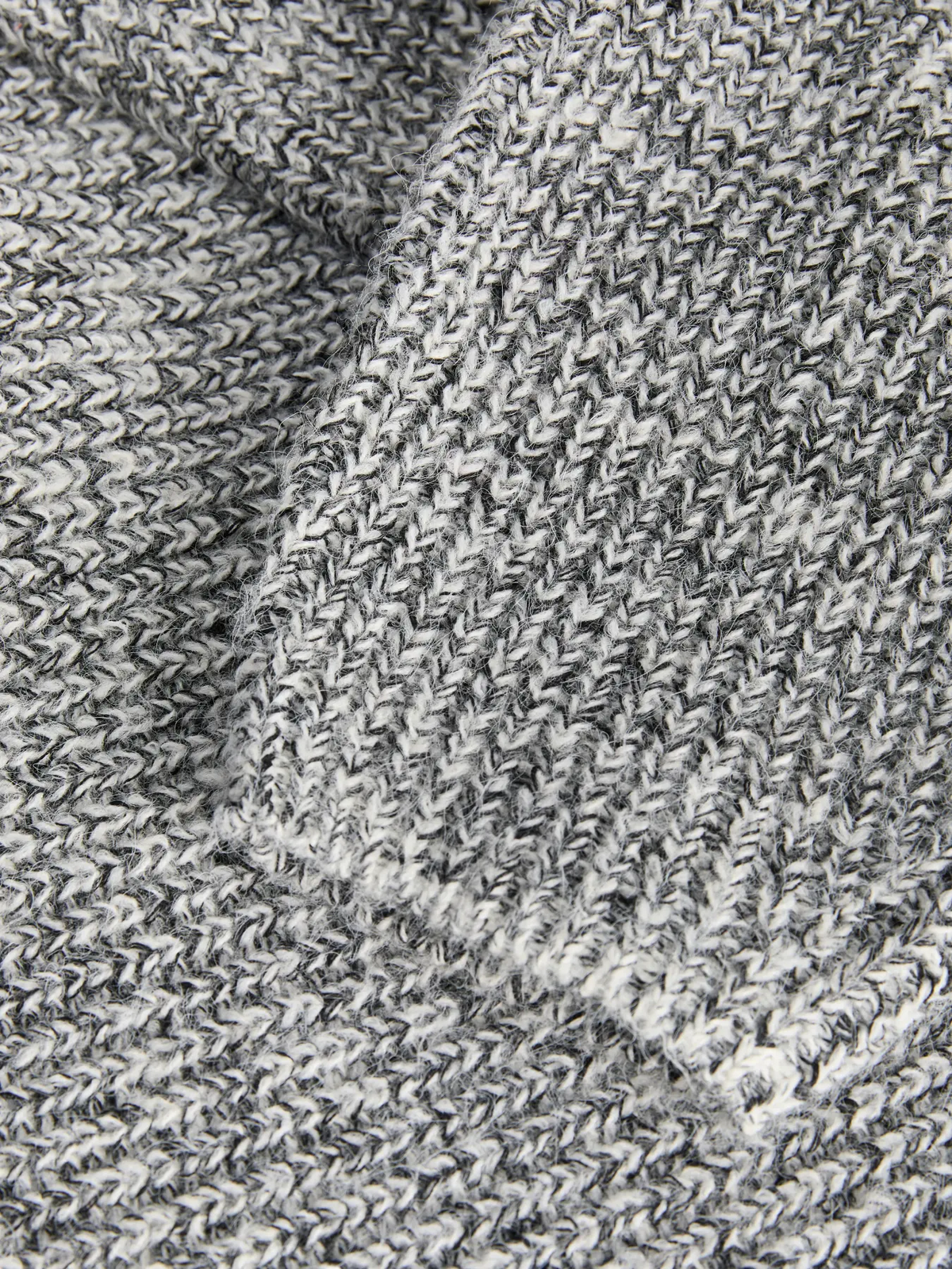 JXGLORIA GLOBAL CREW NECK KNIT - GREY