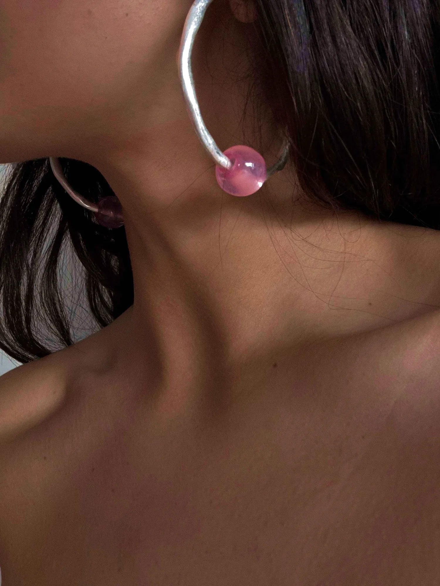 Hazel hoops - Pink