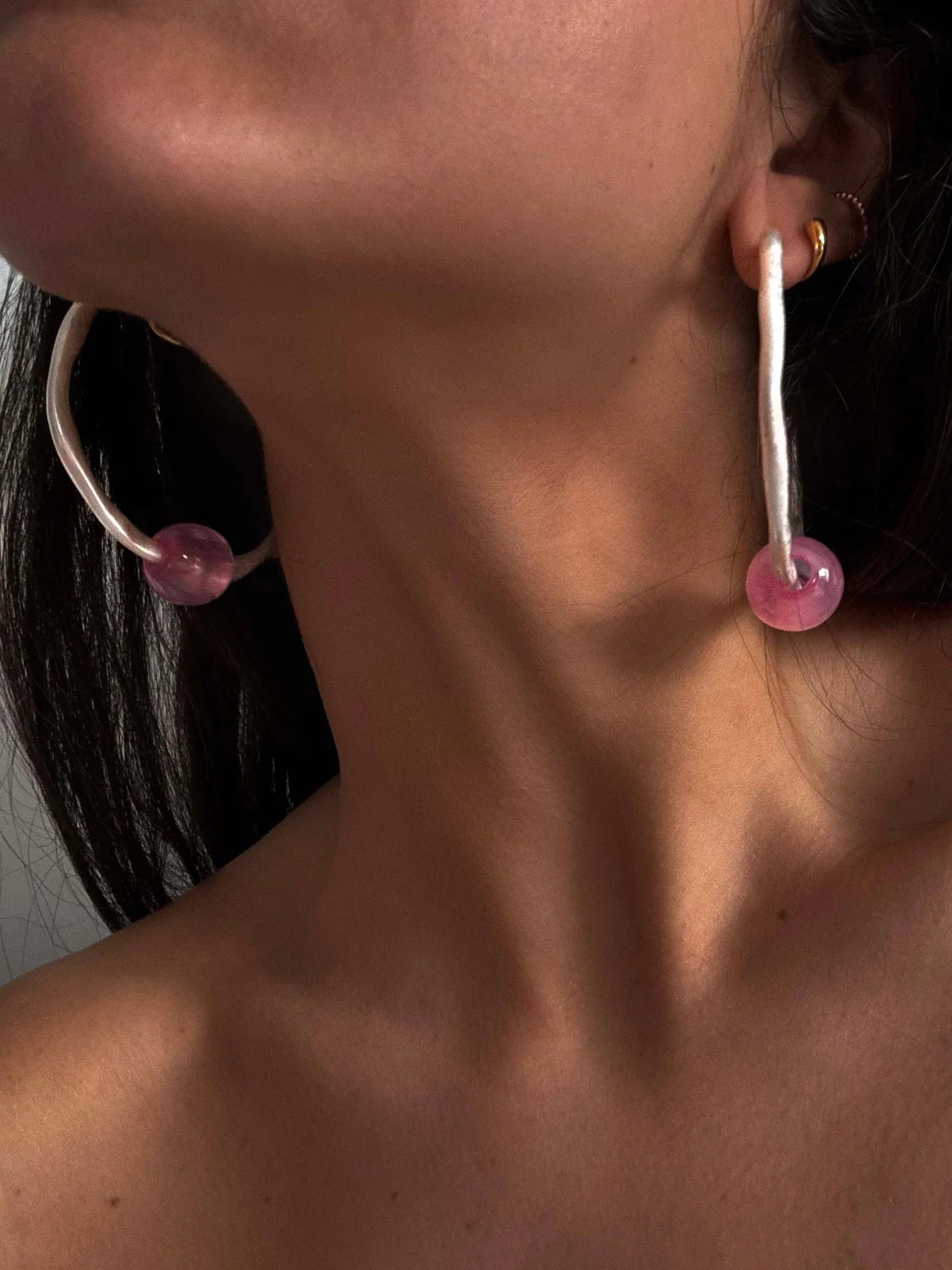 Hazel hoops - Pink
