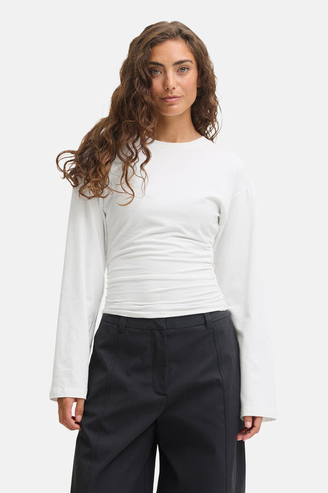 JXPALOMA STR LS TEE - WHITE