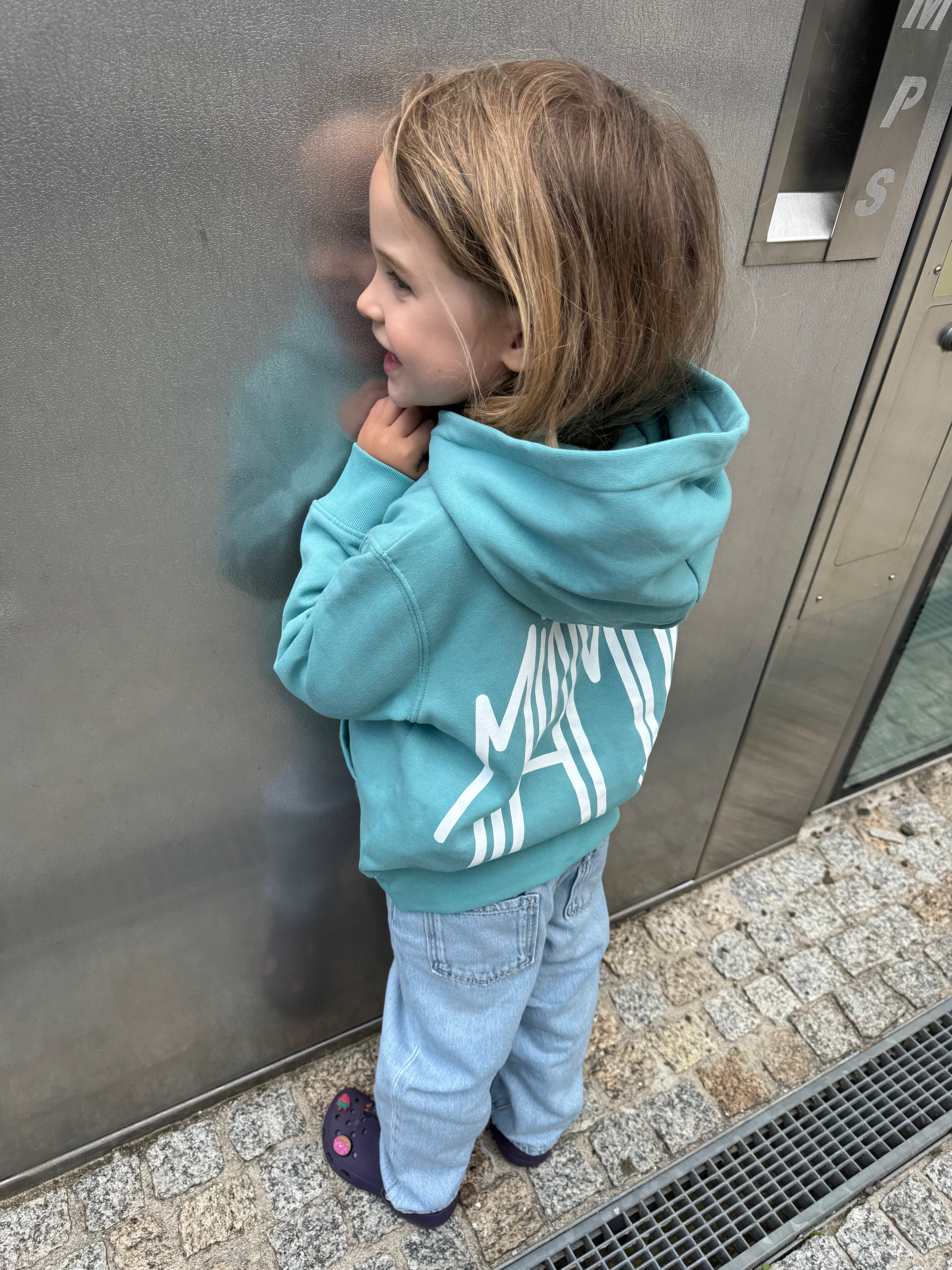 NEW - Mini Miamor supreme hoodie teal green - White