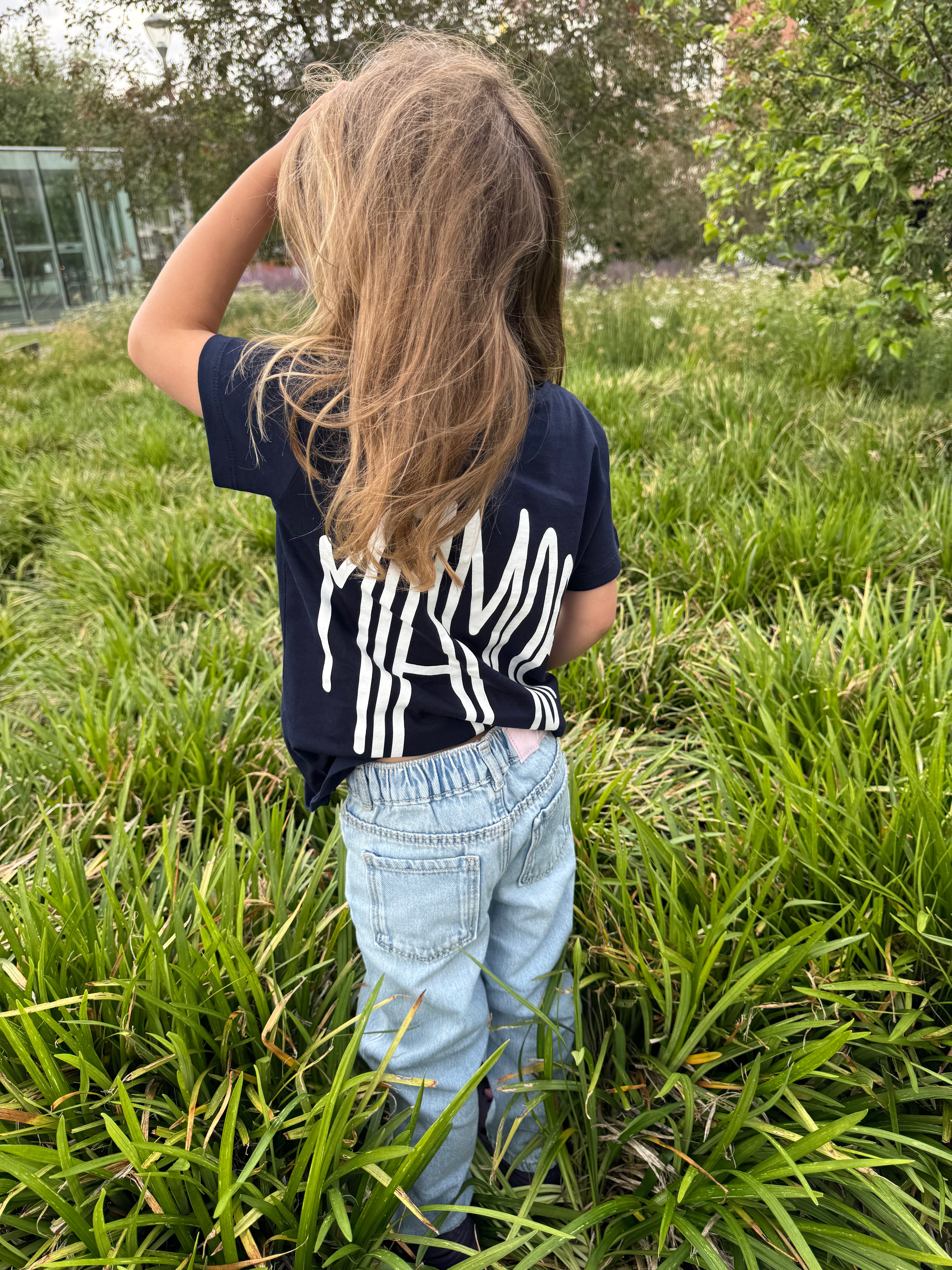 NEW - Mini miamor tee navy - White