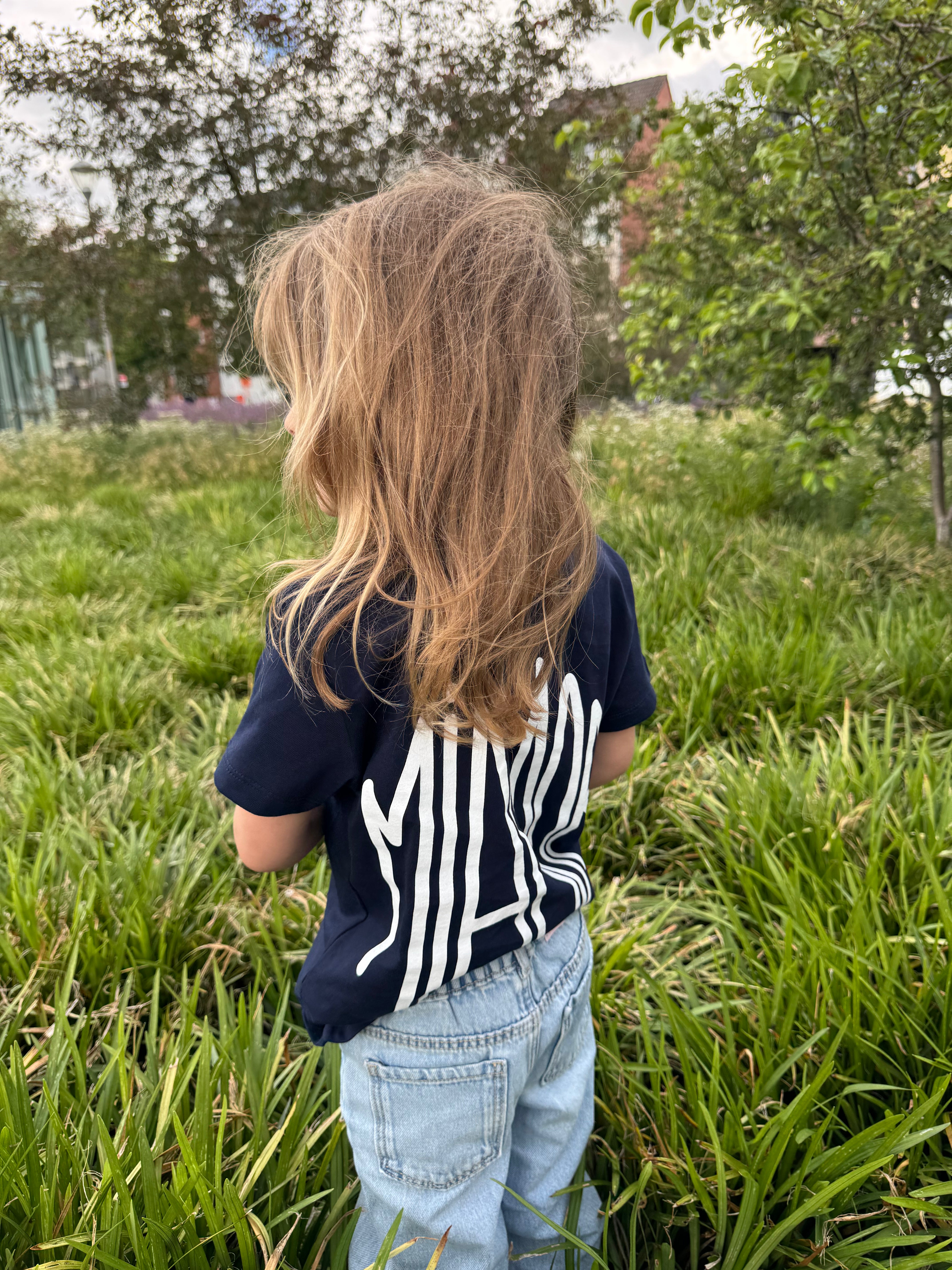 NEW - Mini miamor tee navy - White