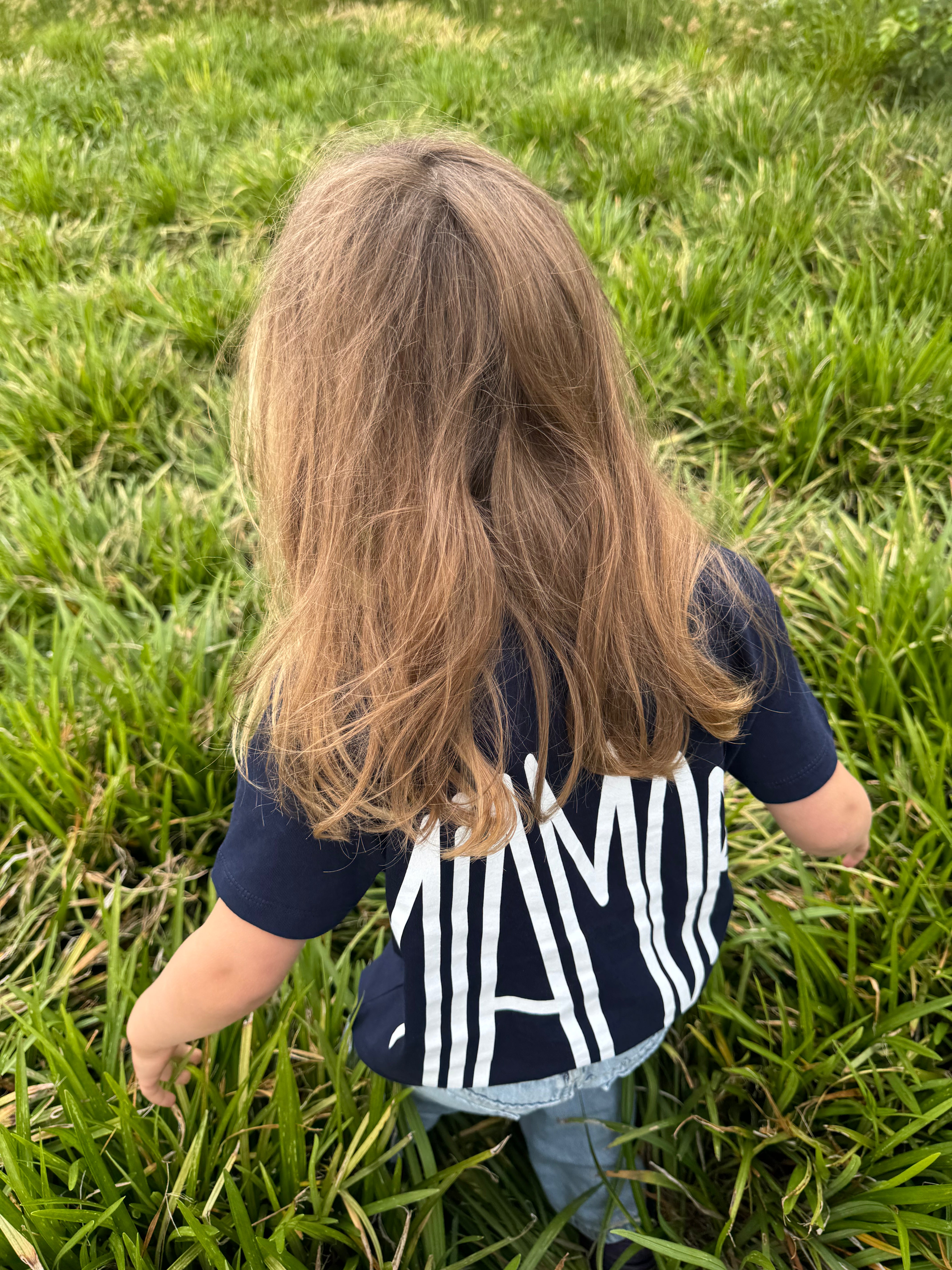 NEW - Mini miamor tee navy - White