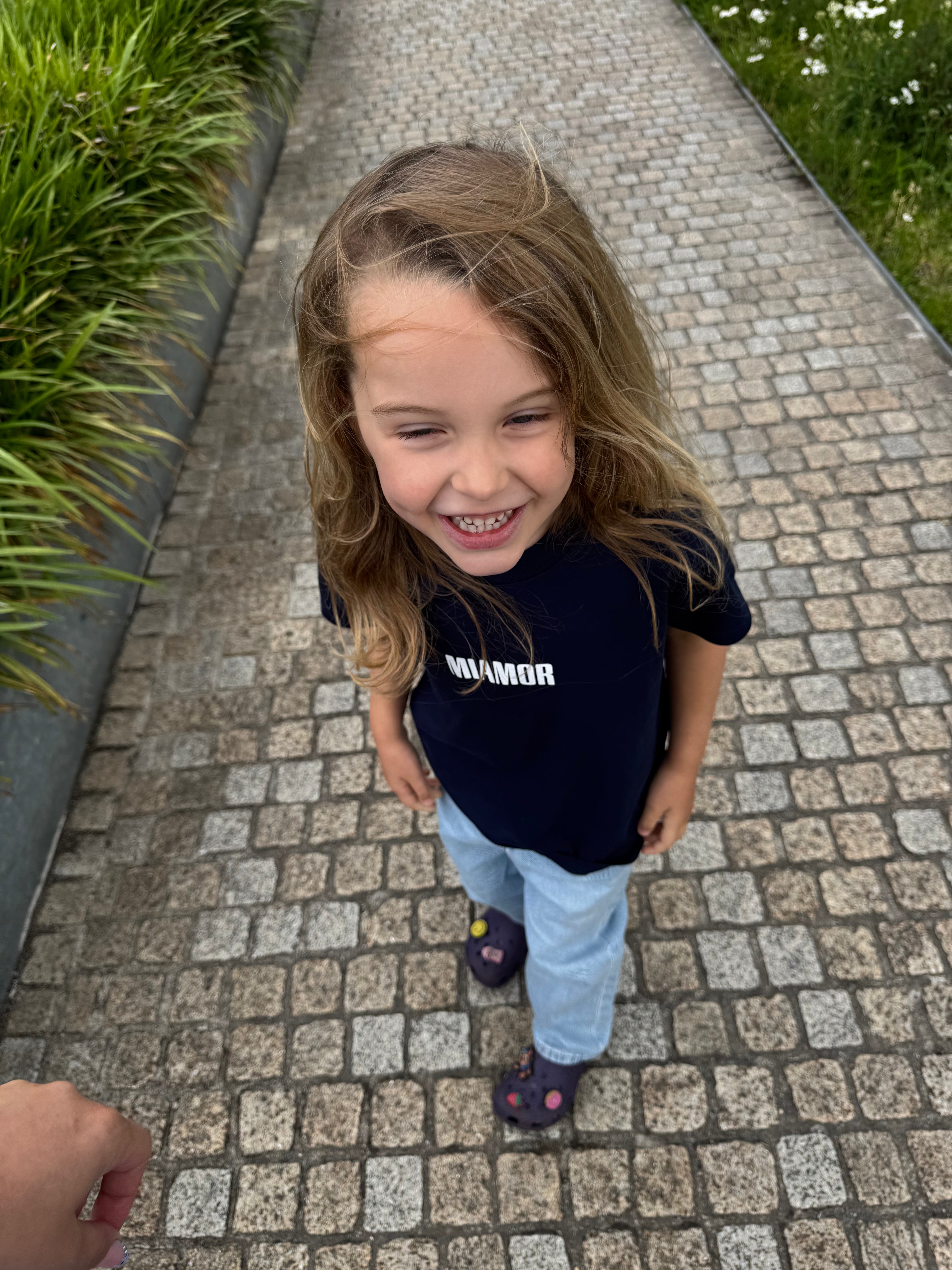 NEW - Mini miamor tee navy - White