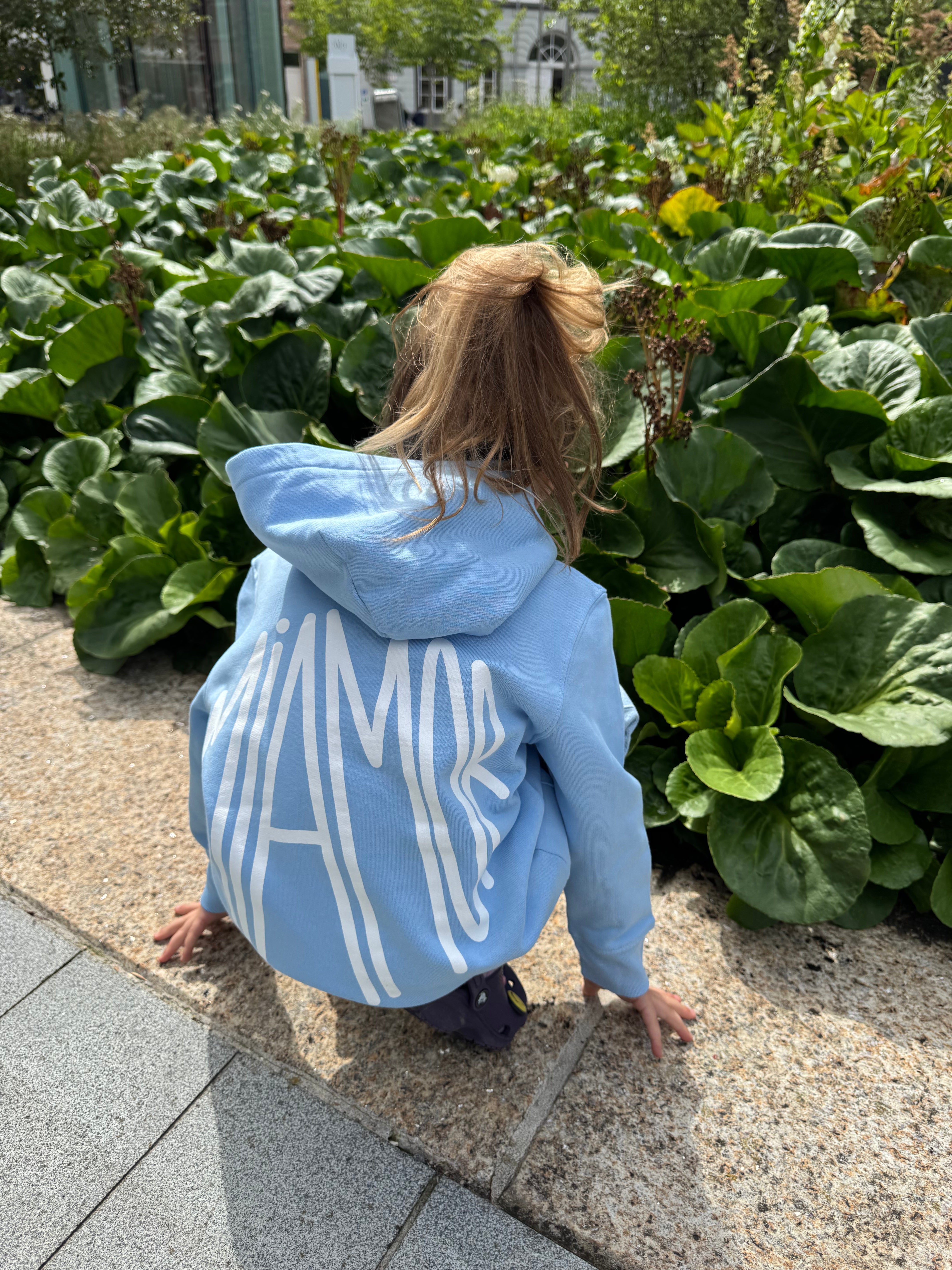NEW - Mini Miamor supreme hoodie baby blue - White