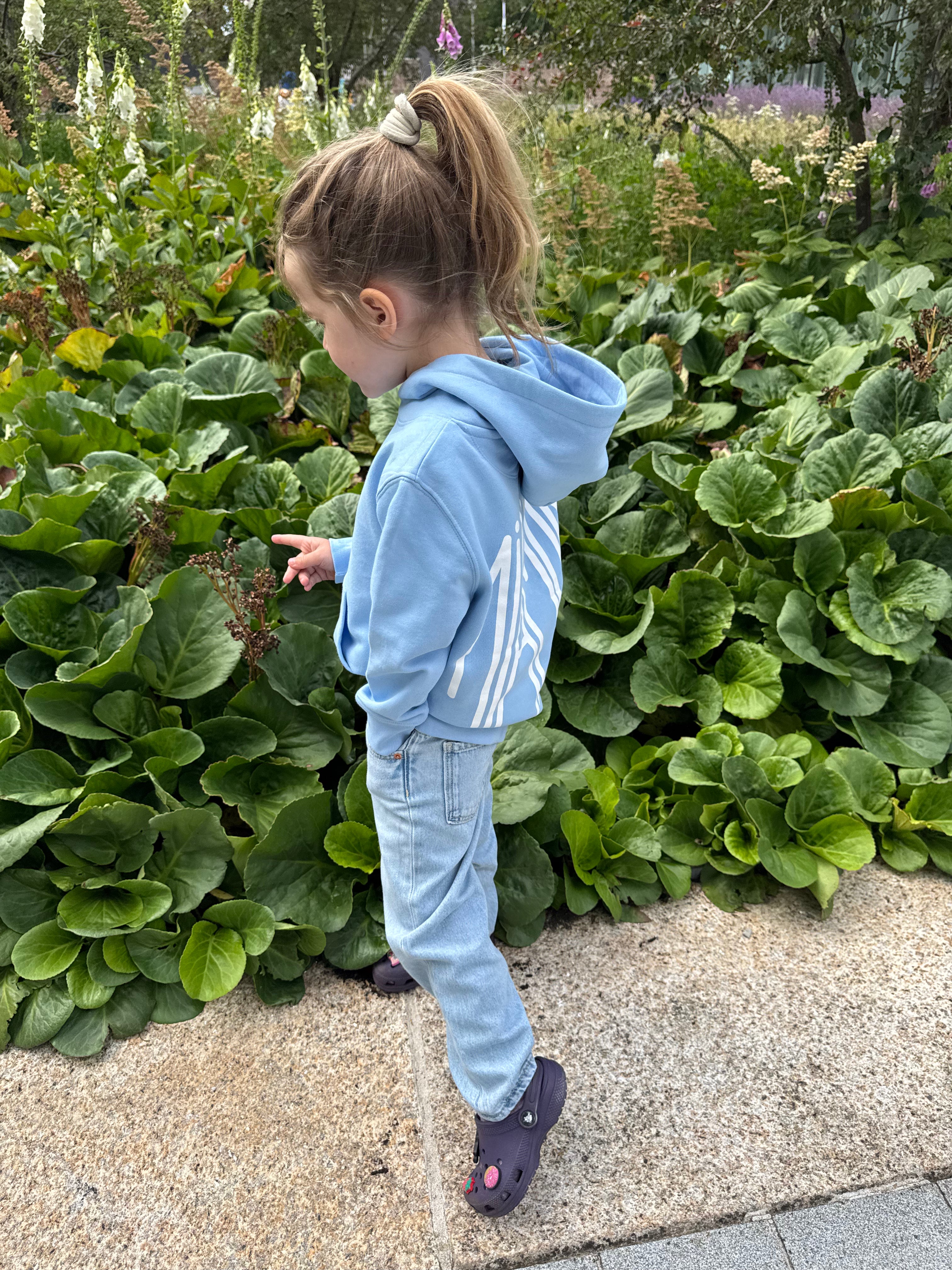 NEW - Mini Miamor supreme hoodie baby blue - White