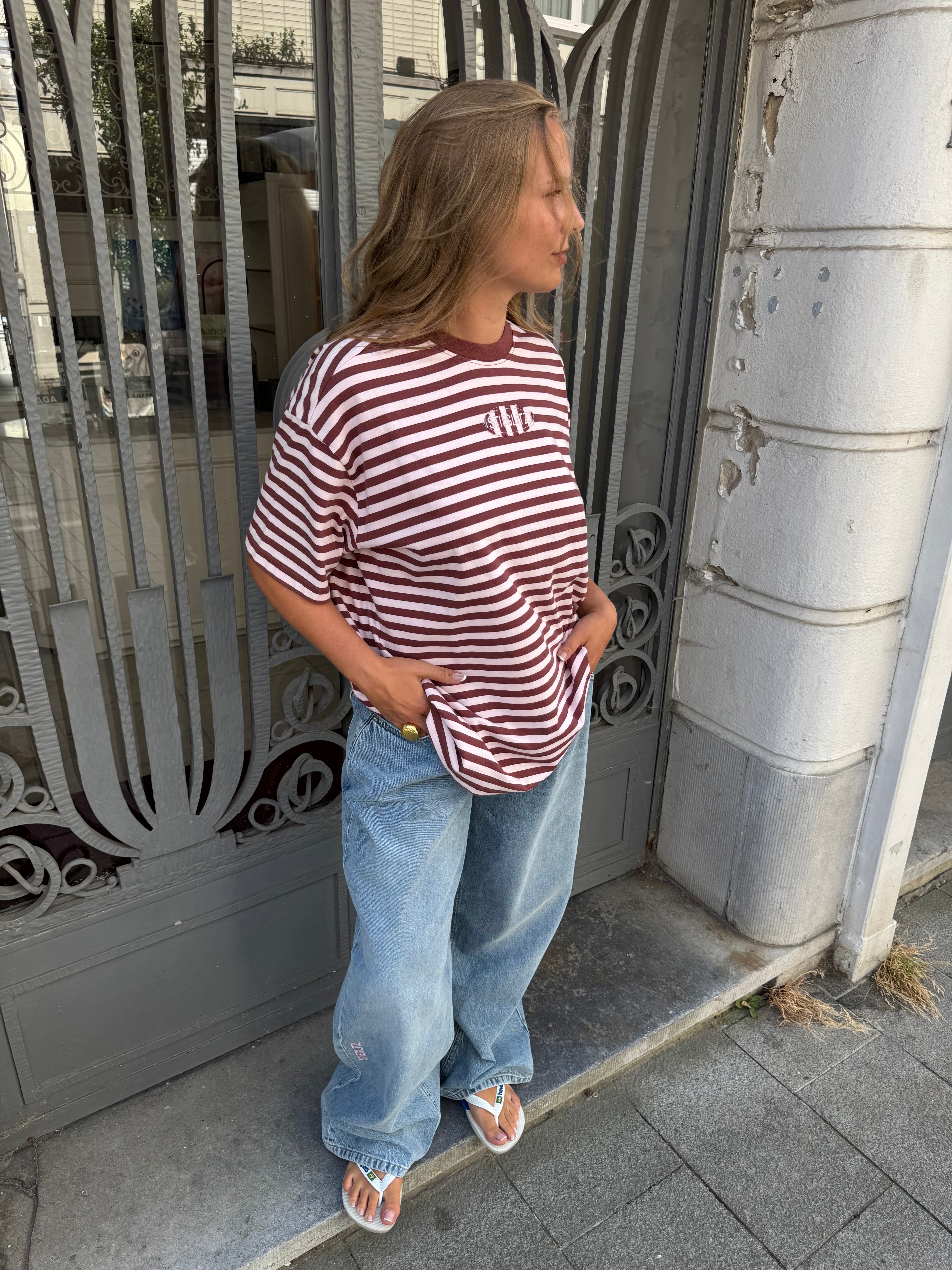 Pipa oversized t-shirt - pink