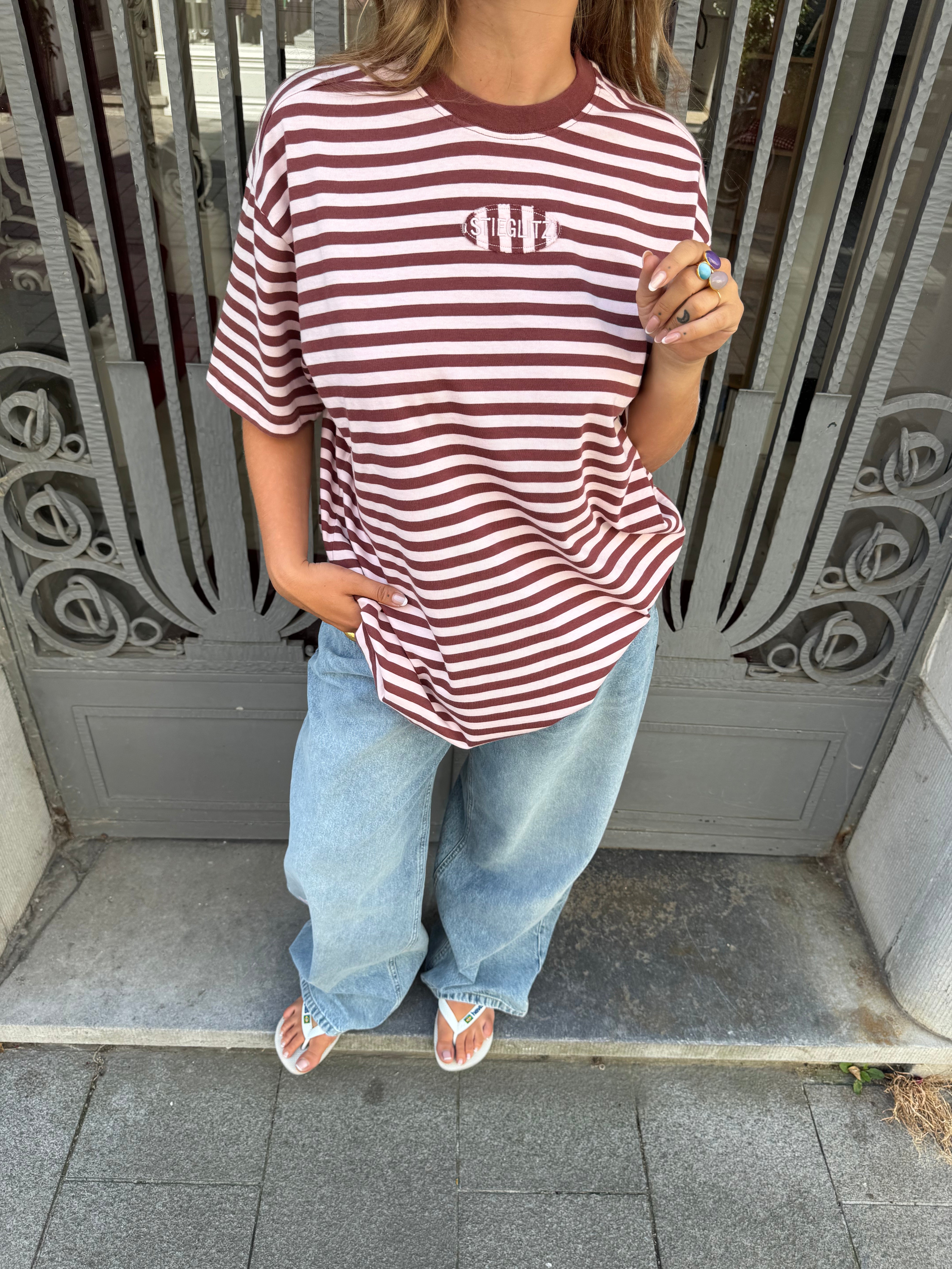 Pipa oversized t-shirt - pink