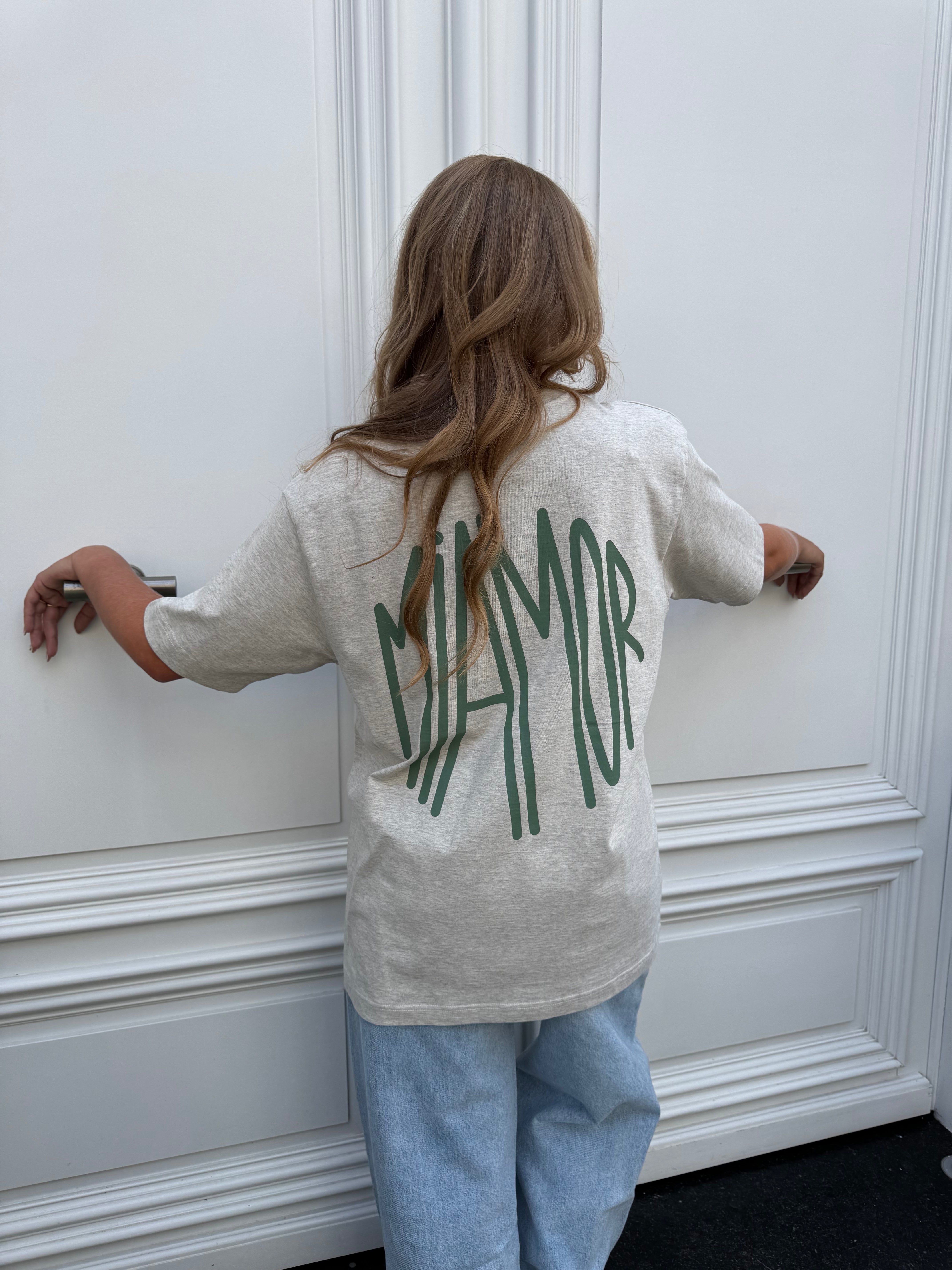 Miamor supreme unisex tee - heather haze, green