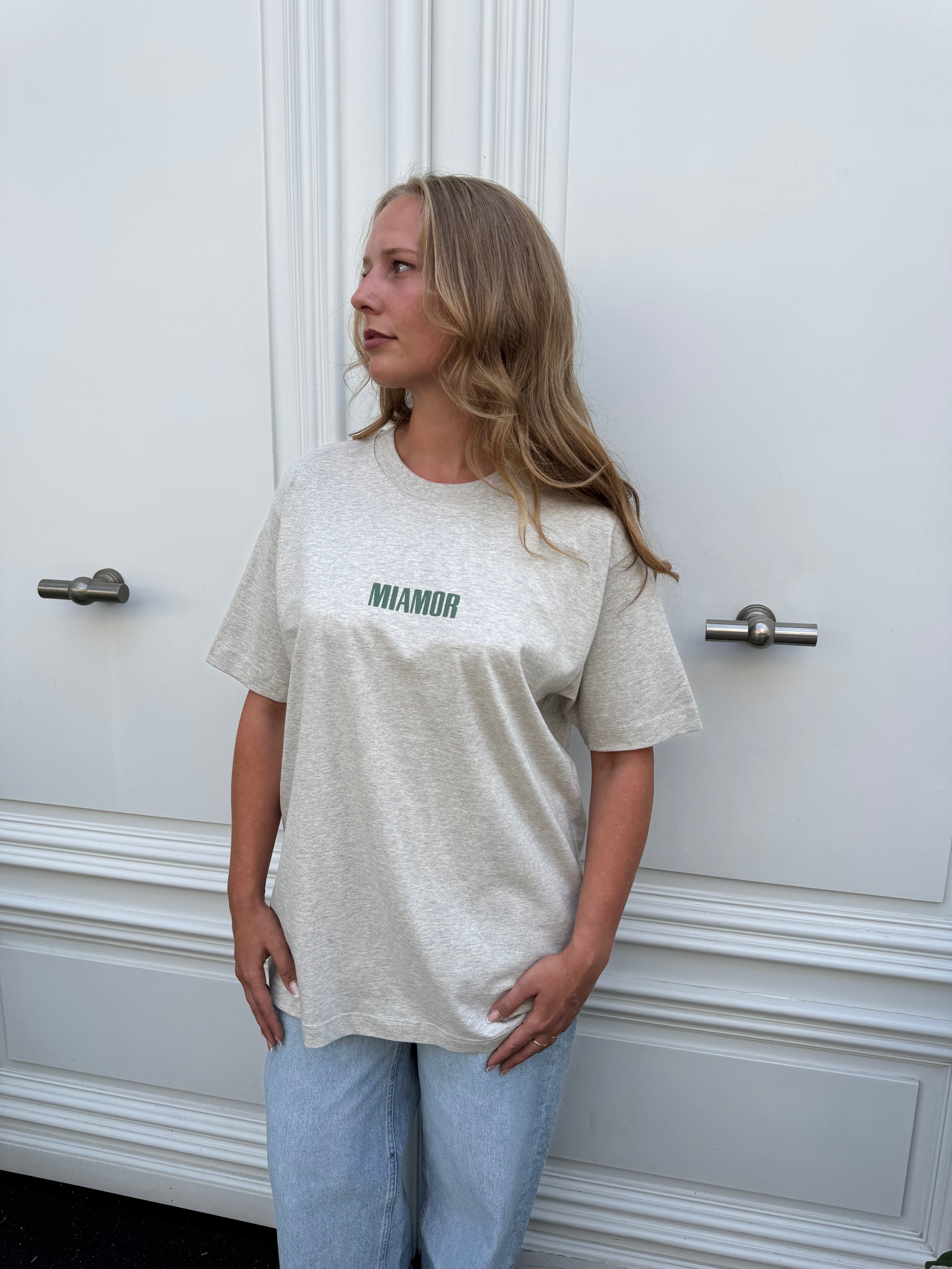 Miamor supreme unisex tee - heather haze, green