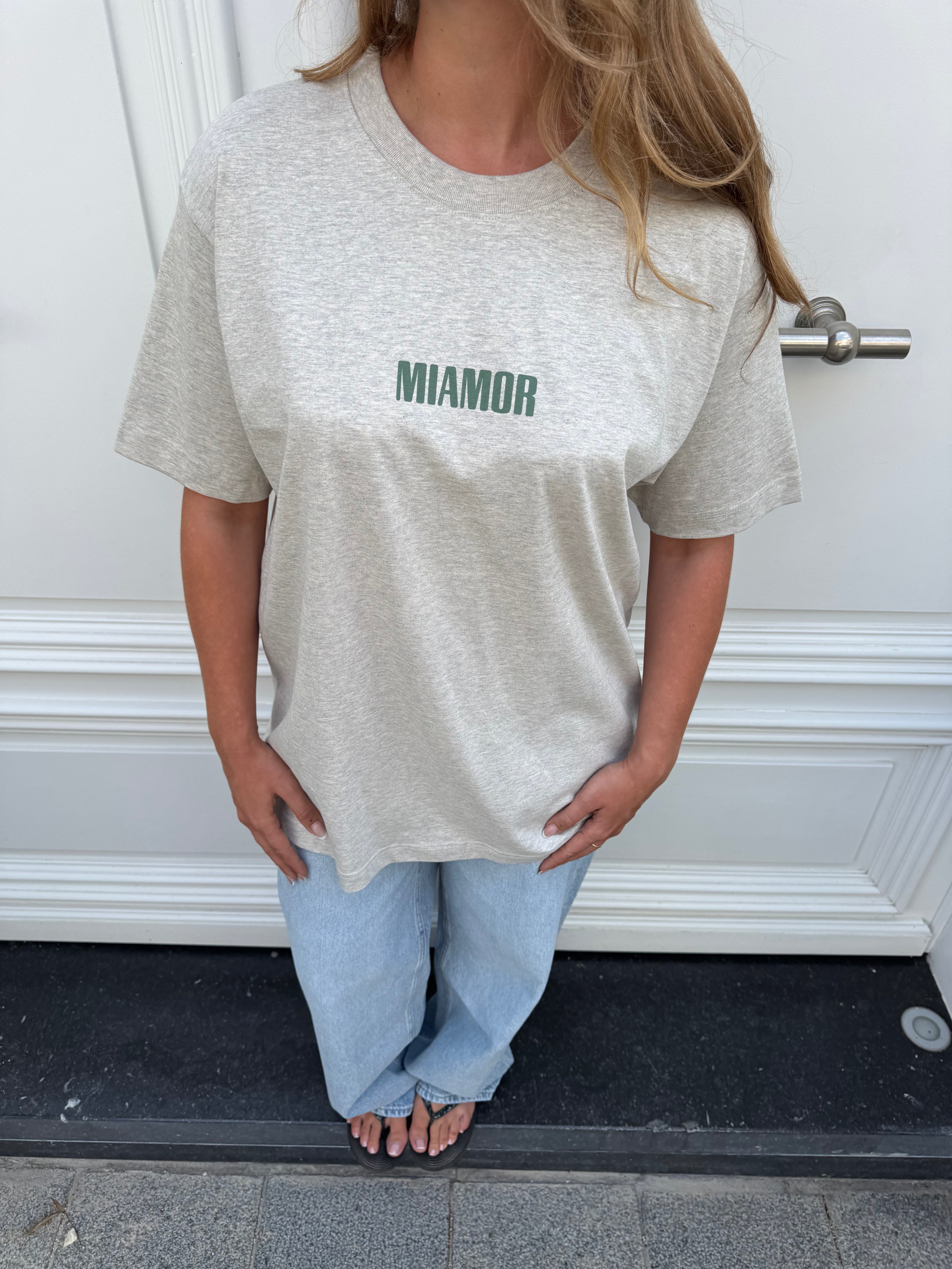 Miamor supreme unisex tee - heather haze, green