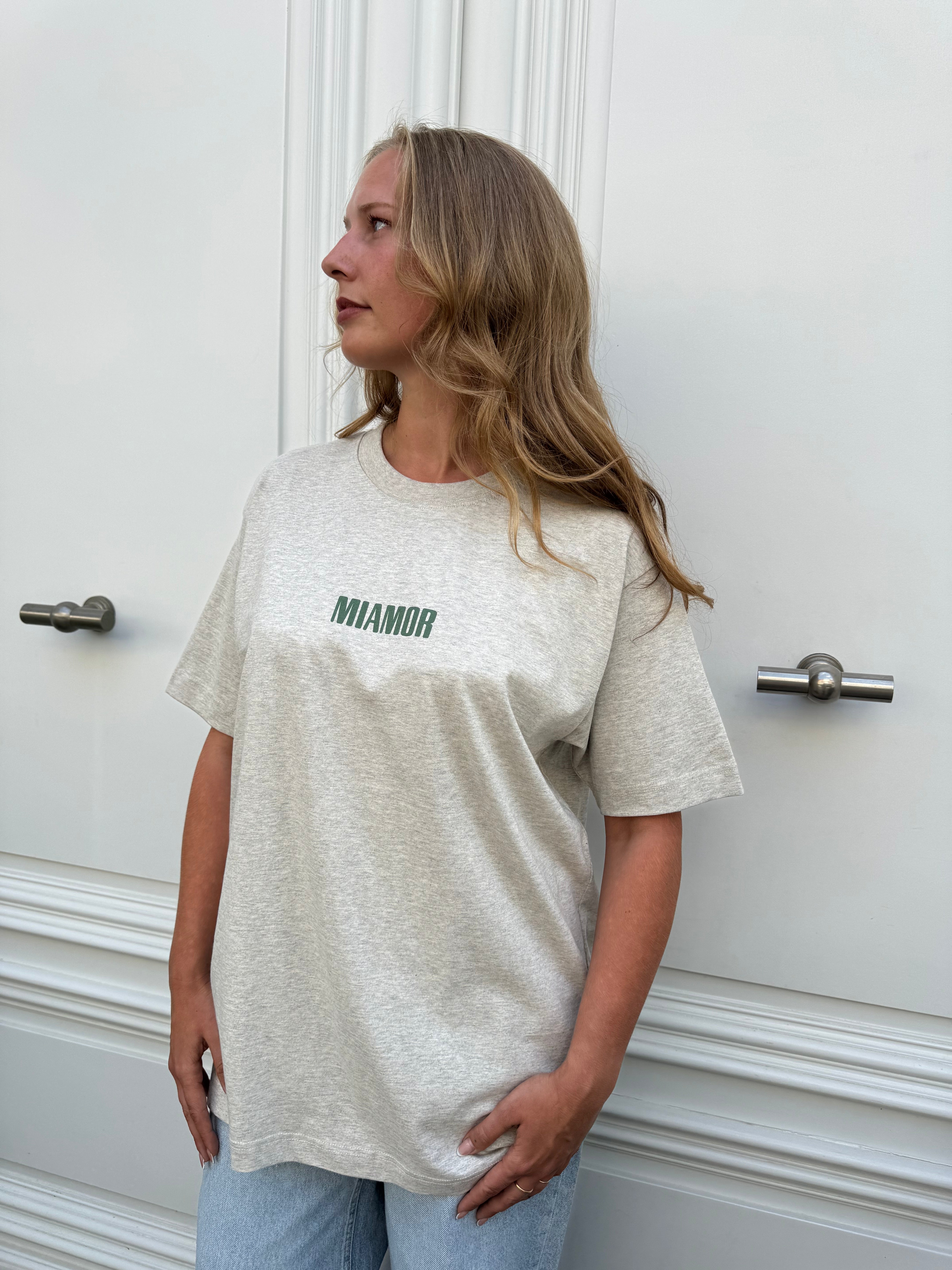 Miamor supreme unisex tee - heather haze, green
