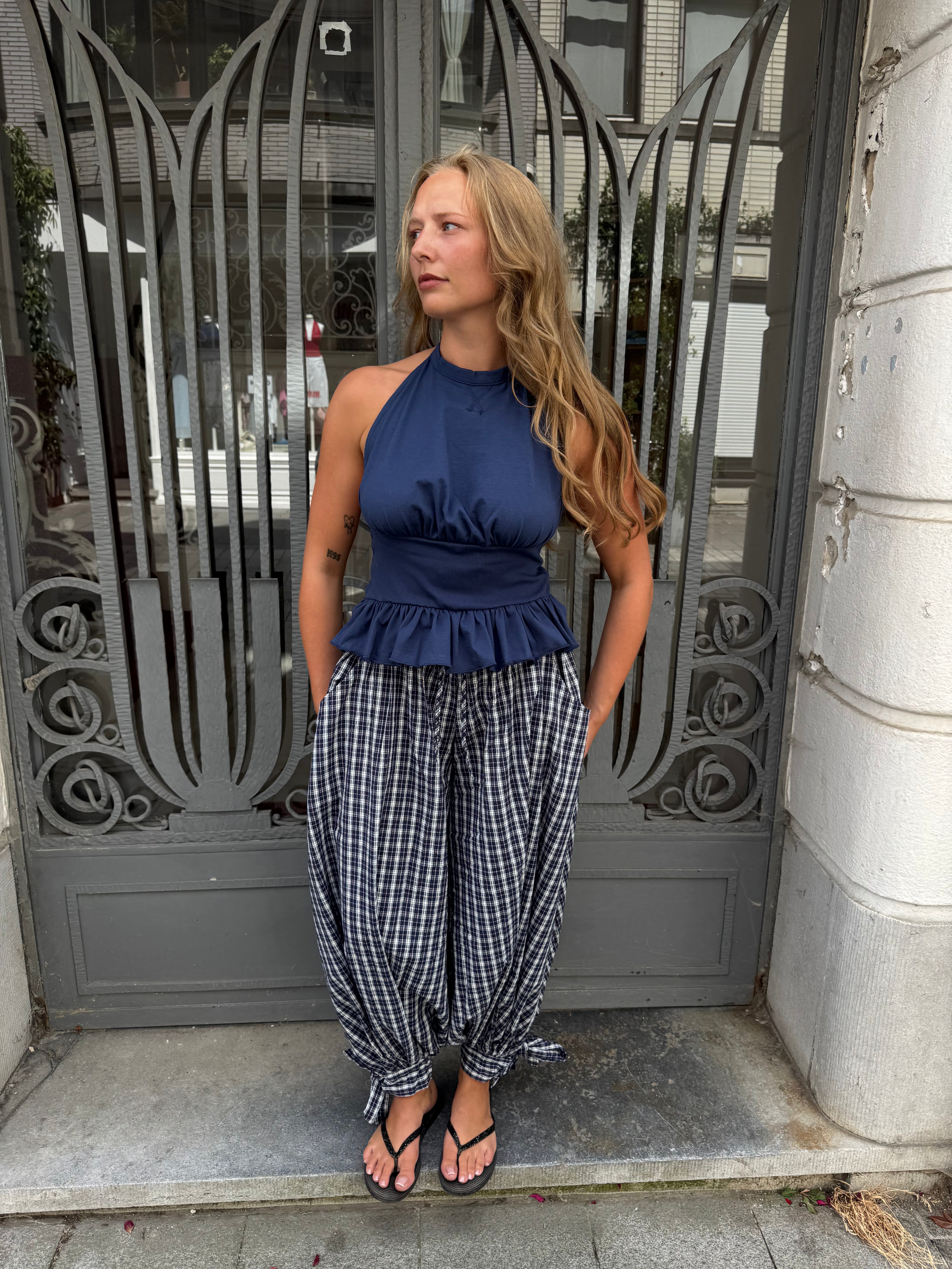 Magnolia navy pants - one size