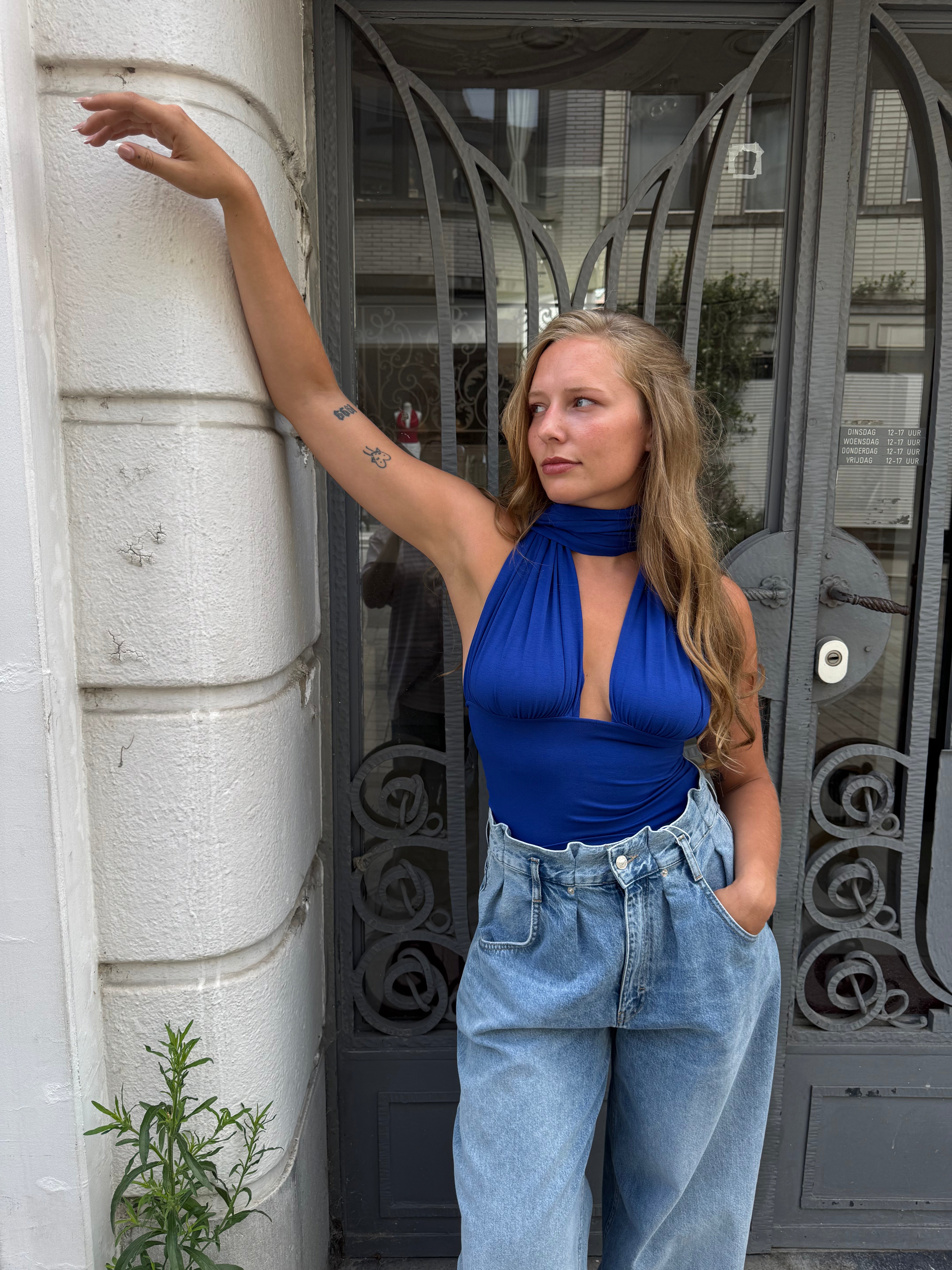 Isabela royal blue top - one size